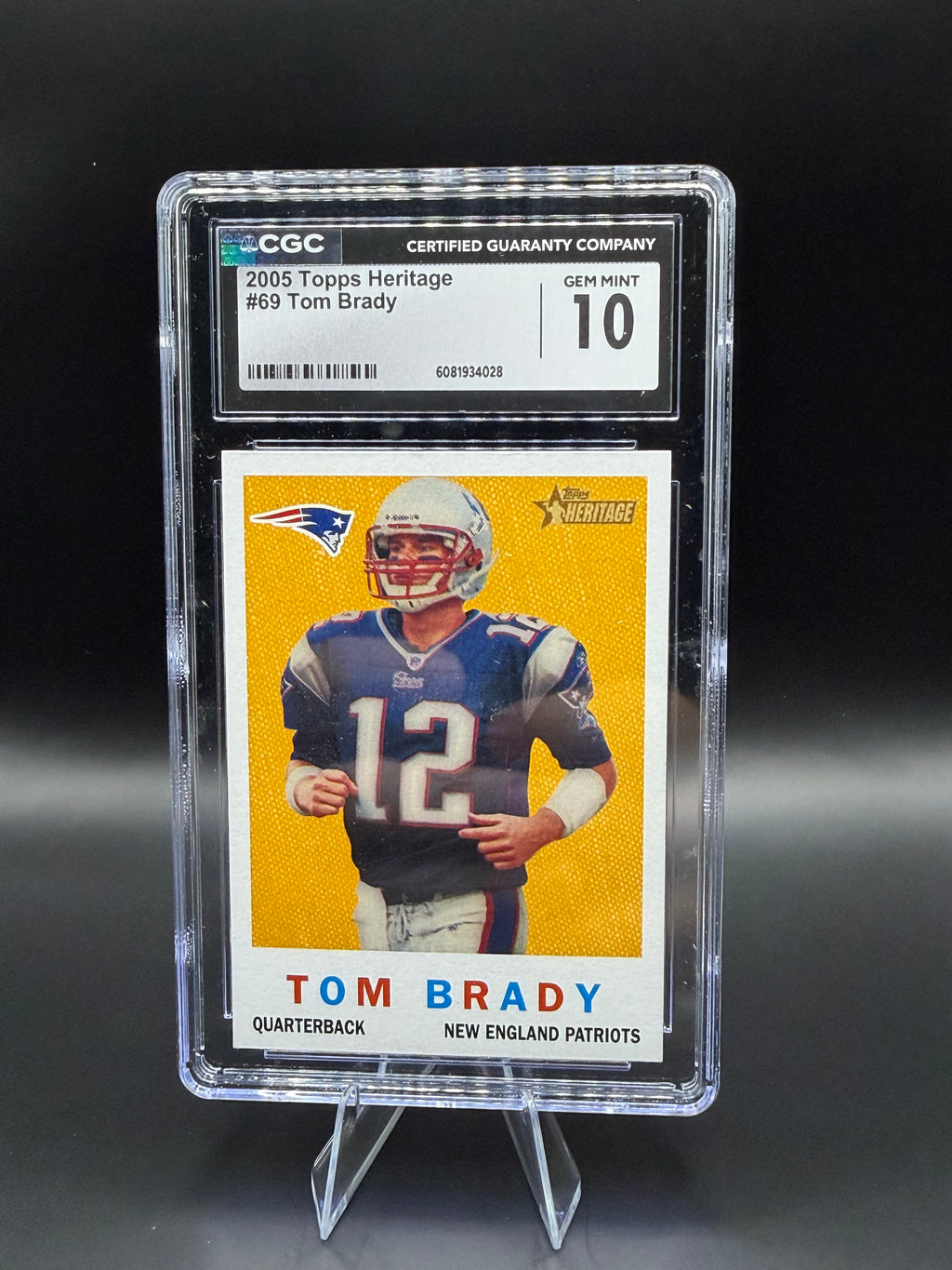 2005 Topps Heritage #69 Tom Brady