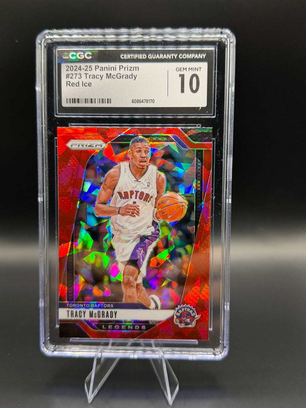 2024-25 Panini Prizm #273 Tracy McGrady Red Ice