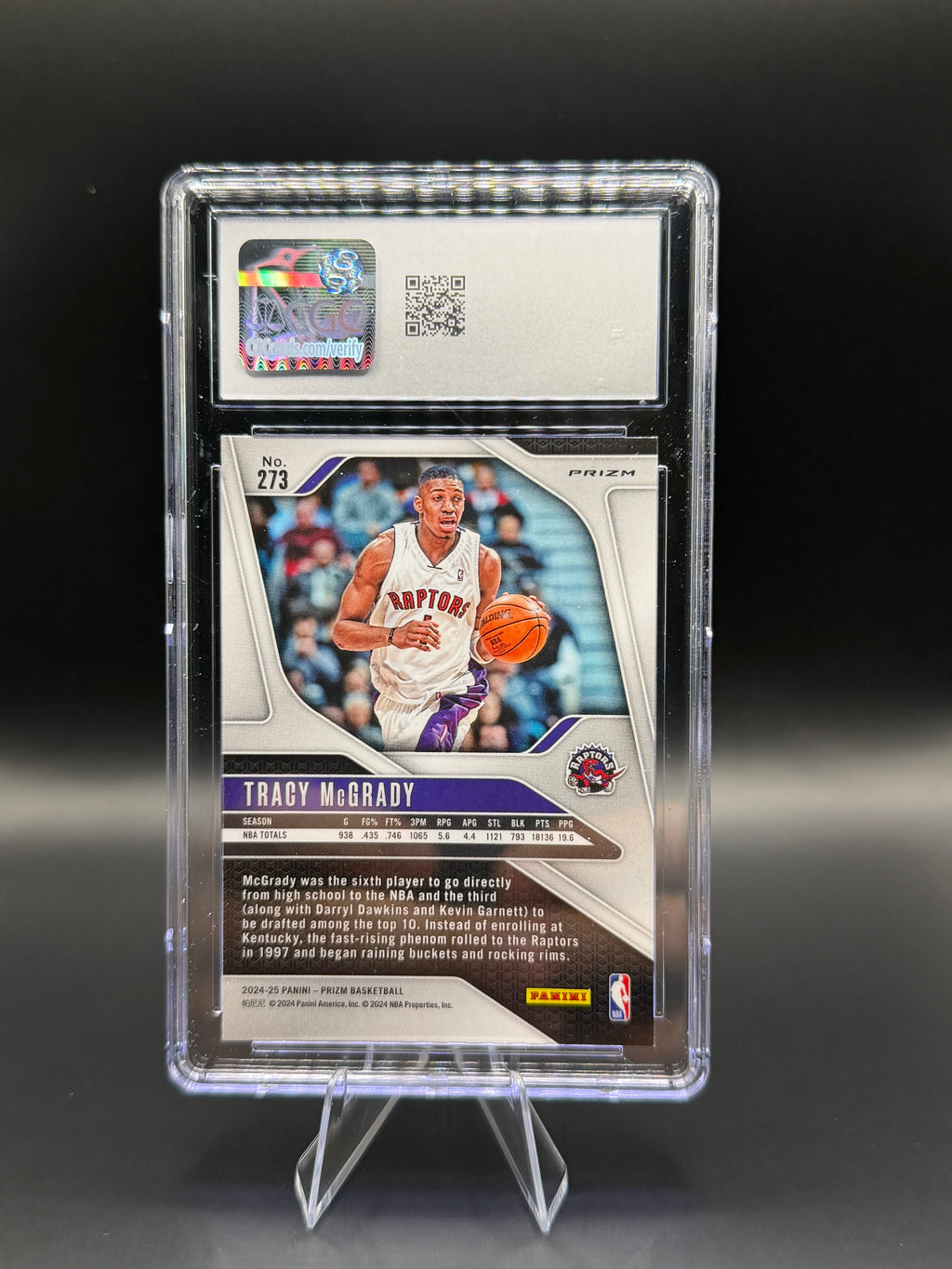 2024-25 Panini Prizm #273 Tracy McGrady Red Ice