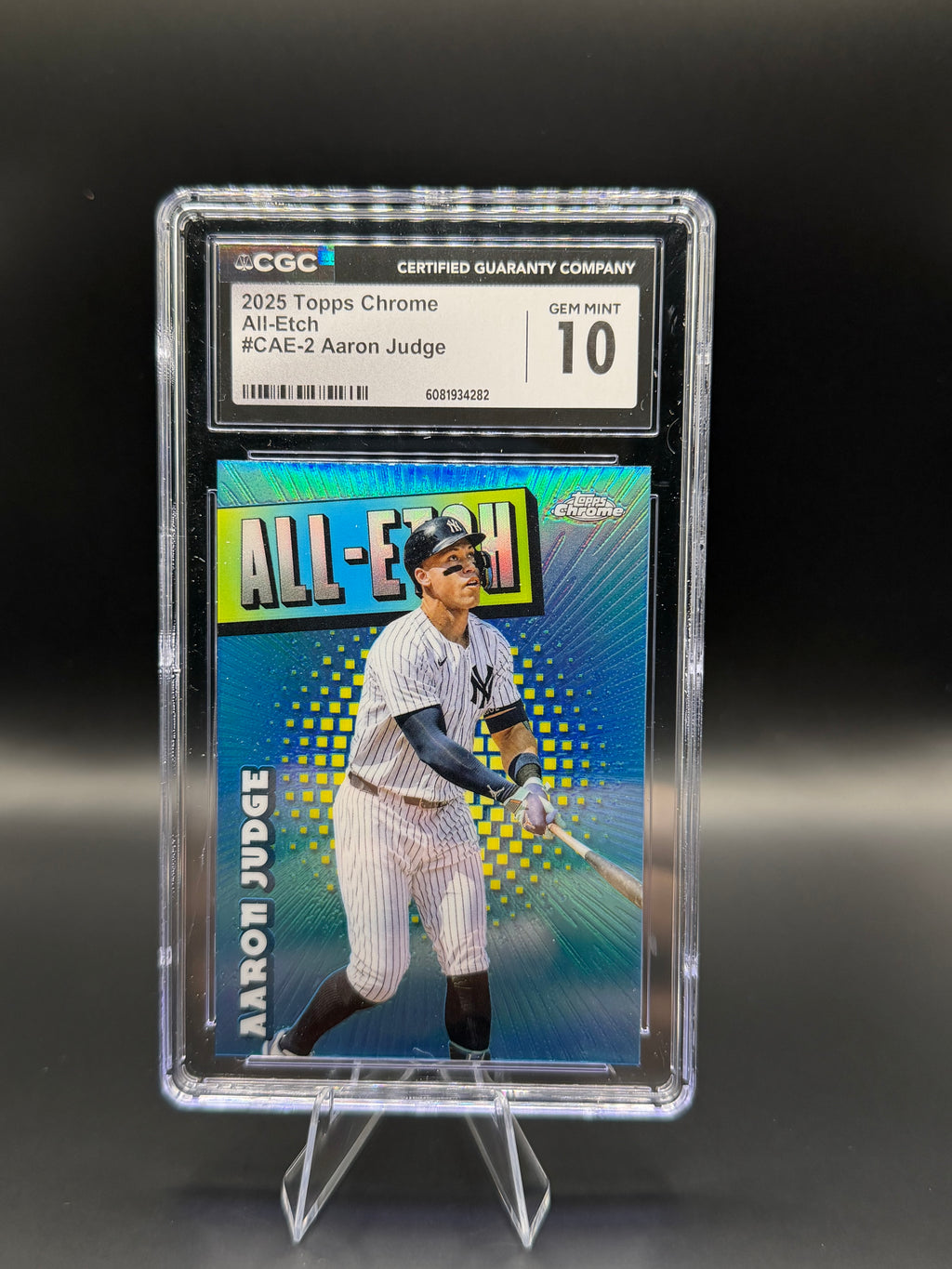 2025 Topps Chrome All-Etch #CAE-2 Aaron Judge