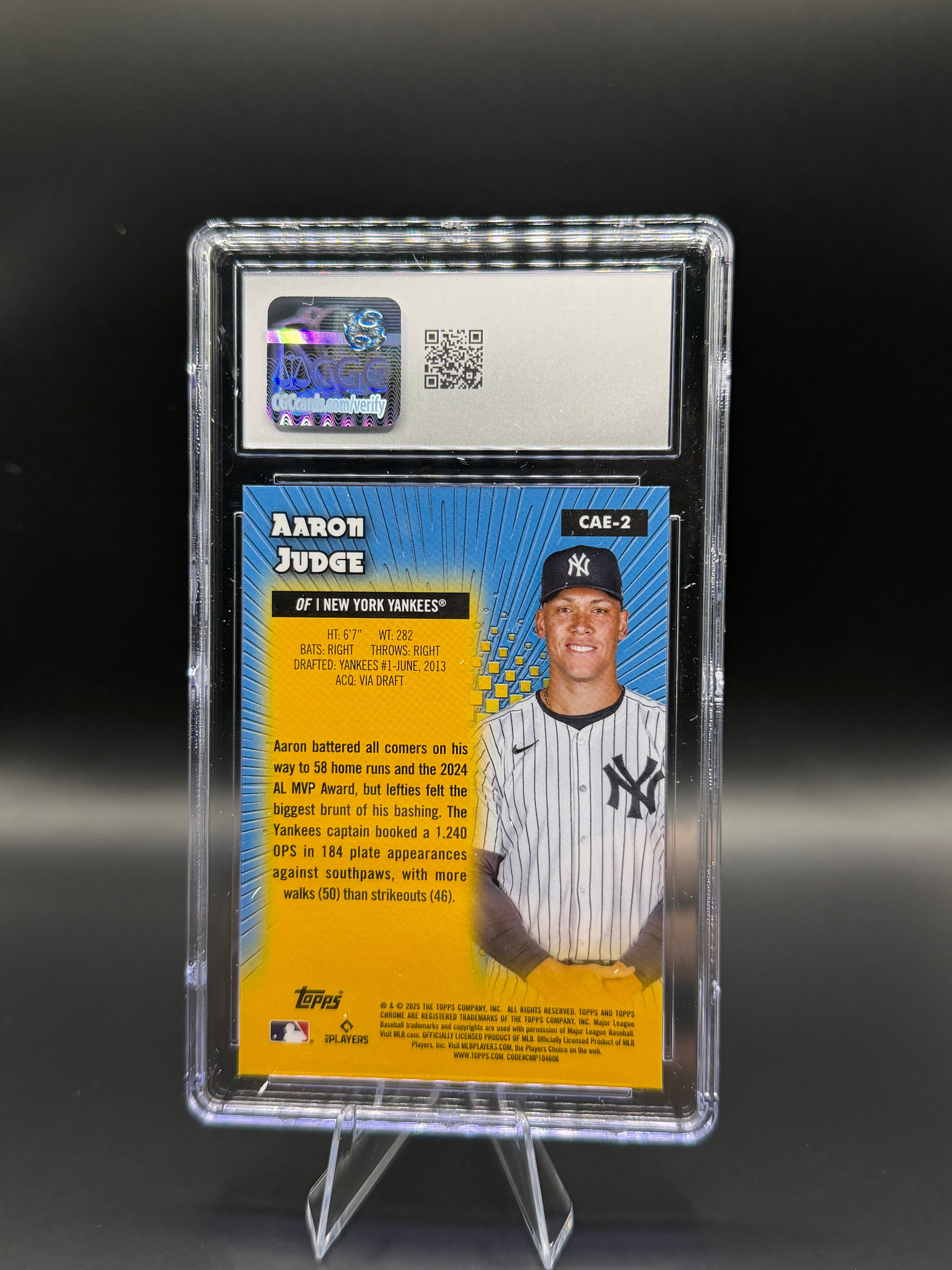 2025 Topps Chrome All-Etch #CAE-2 Aaron Judge
