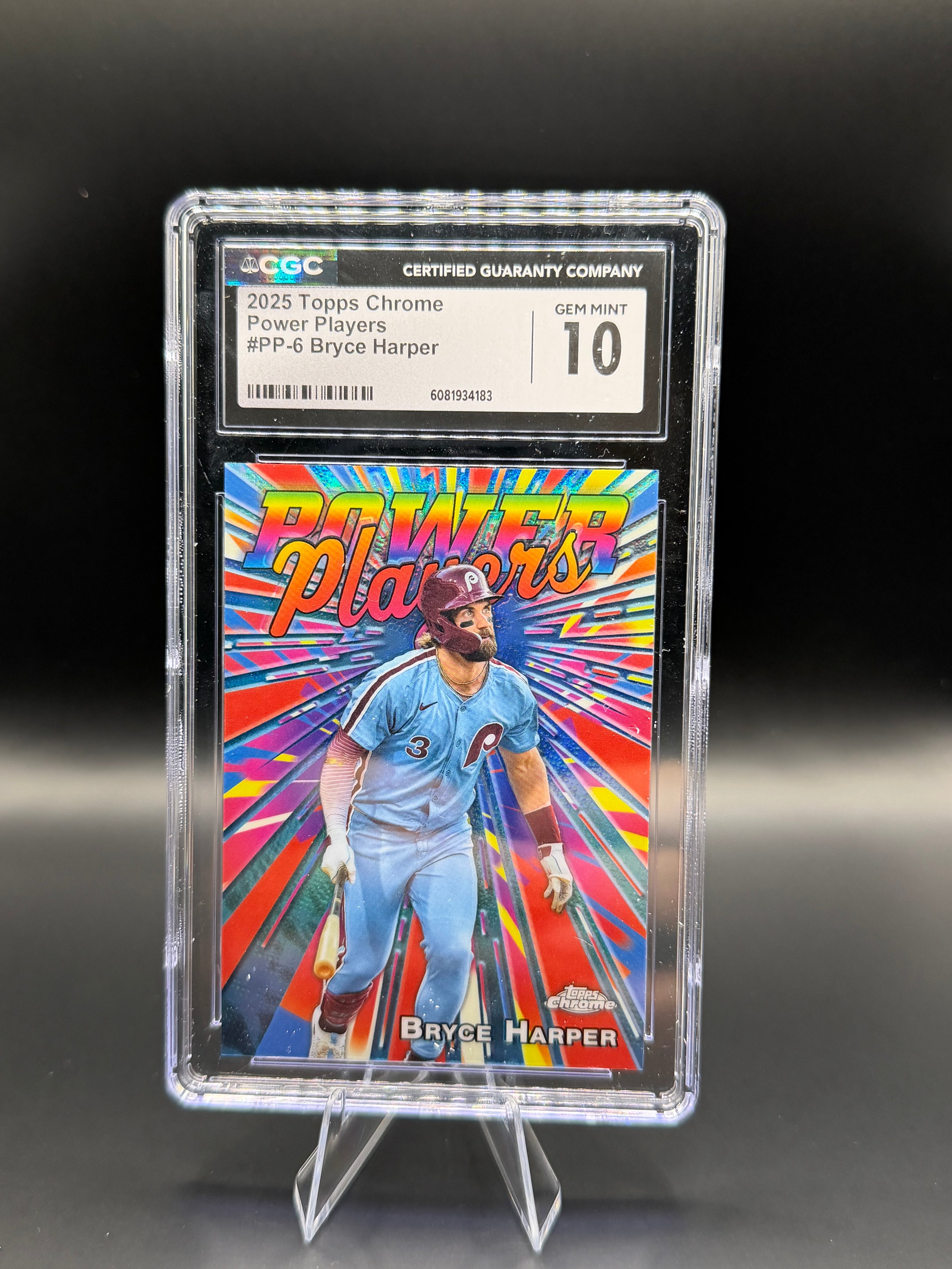 2025 Topps Chrome Power Players #PP-6 Bryce Harper