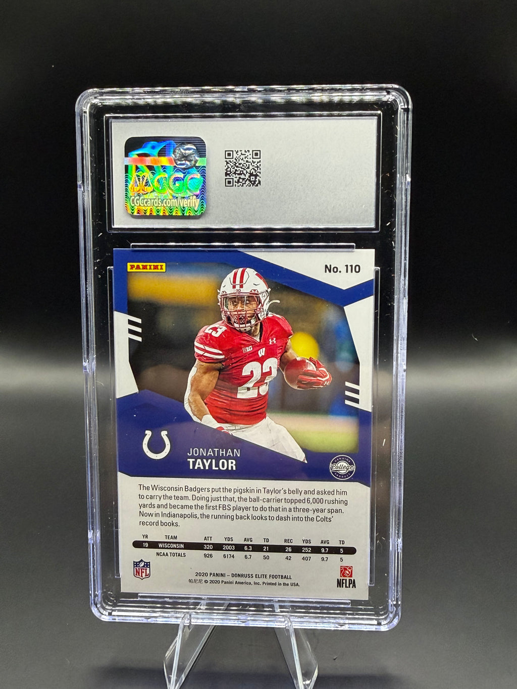 2020 Donruss Elite #110 Jonathan Taylor RC