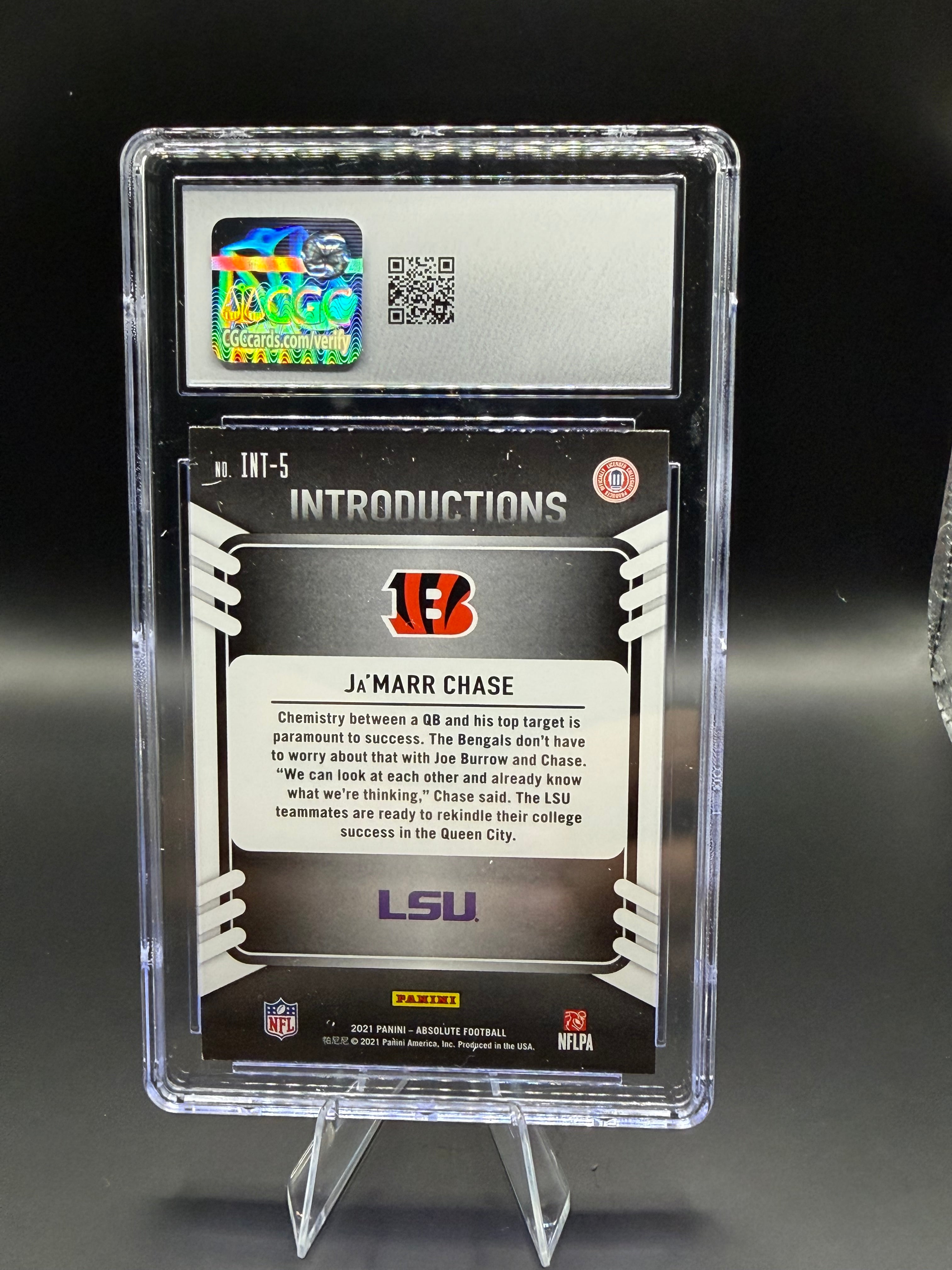2021 Panini Absolute Introductions #INT-5 Ja'Marr Chase