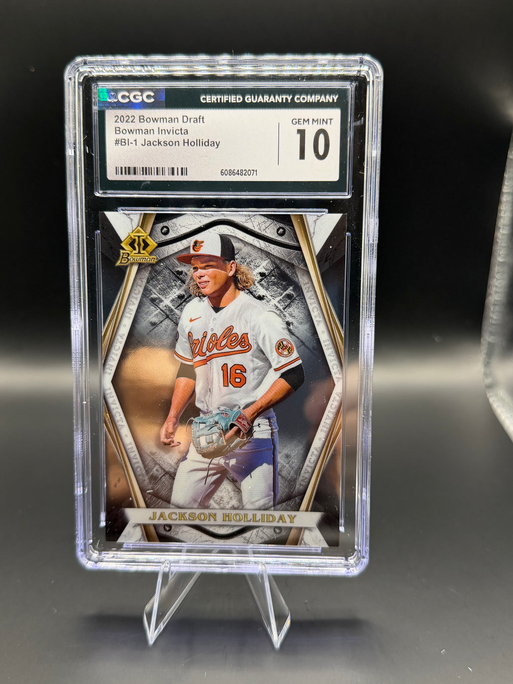 2022 Bowman Draft Bowman Invicta #BI-1 Jackson Holliday