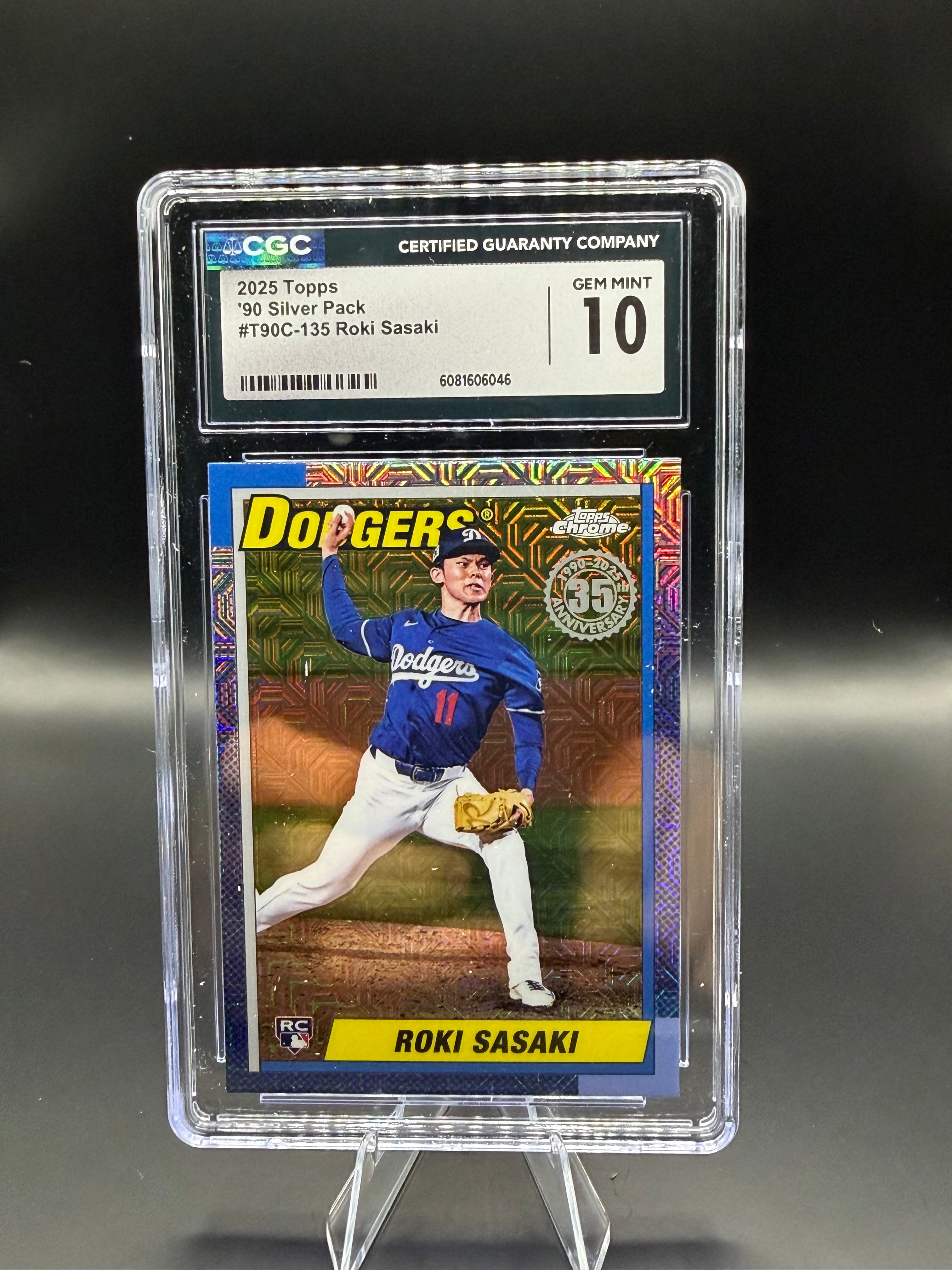 2025 Topps '90 Silver Pack #T90C-135 Roki Sasaki