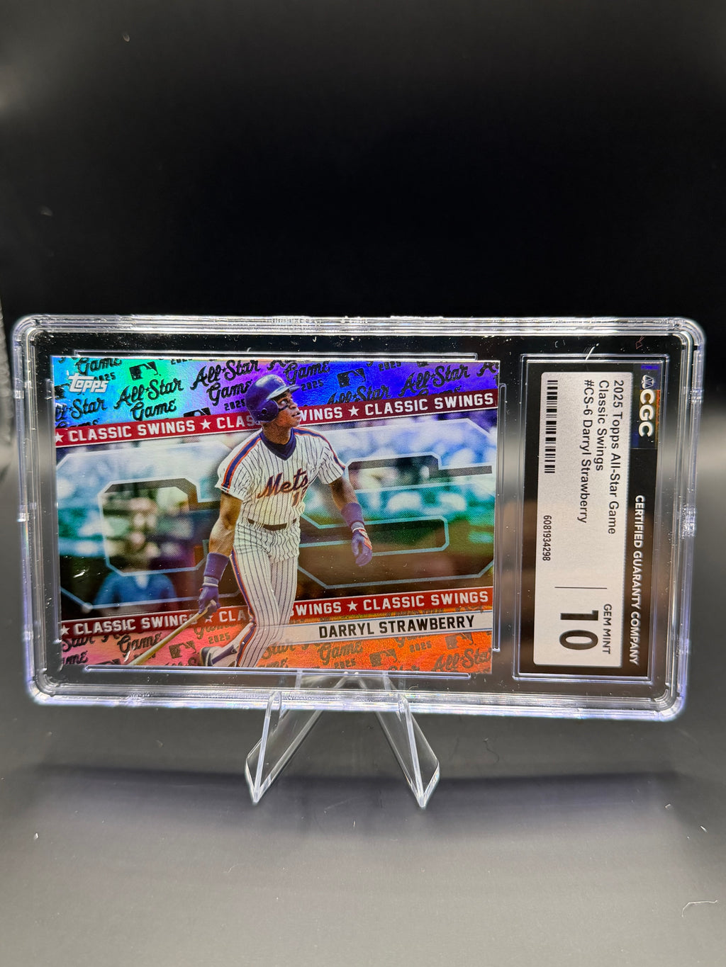 2025 Topps All-Star Game Classic Swings #CS-6 Darryl Strawberry