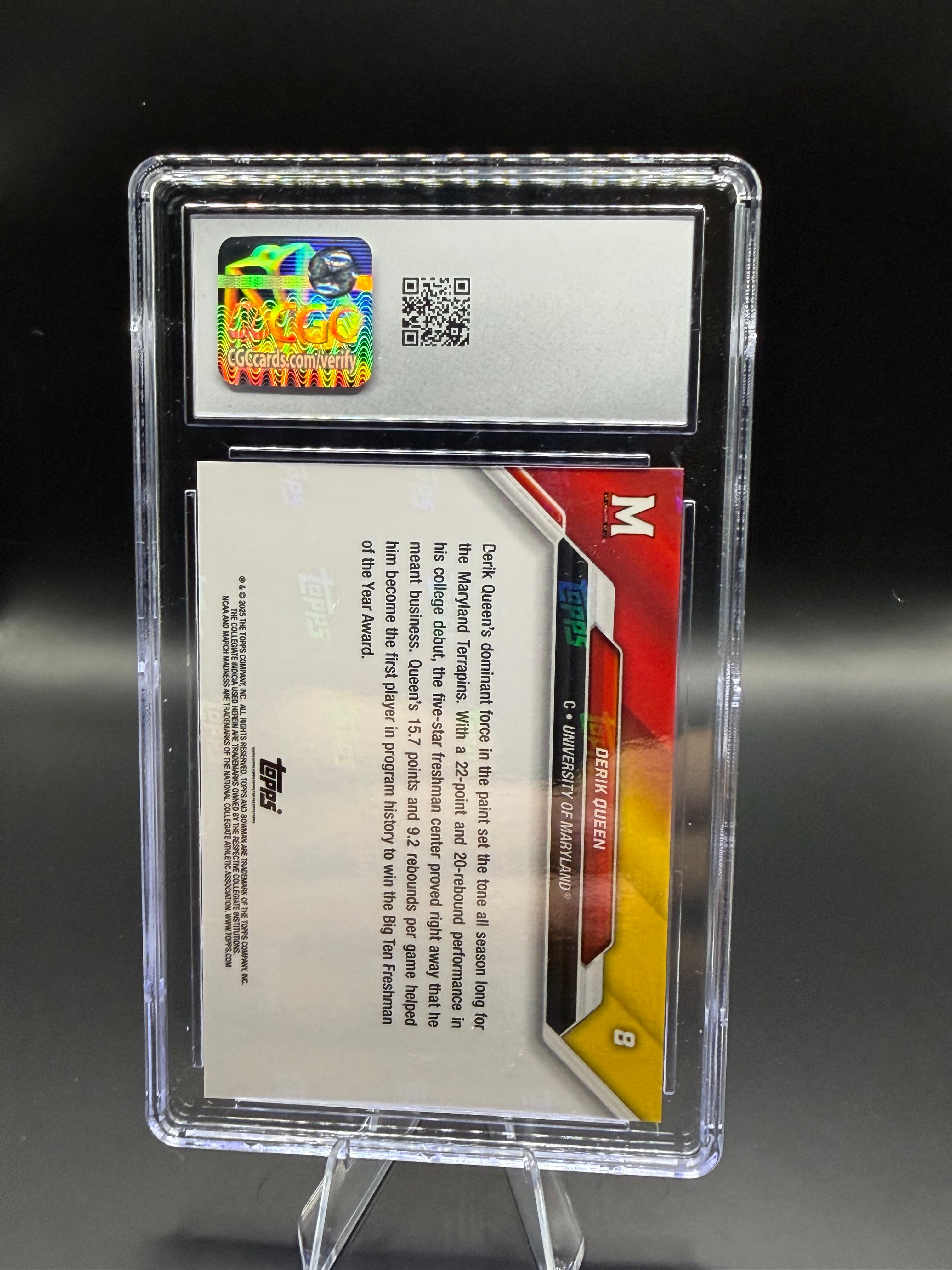 2025 Bowmans U Now March Madness #8 Derik Queen