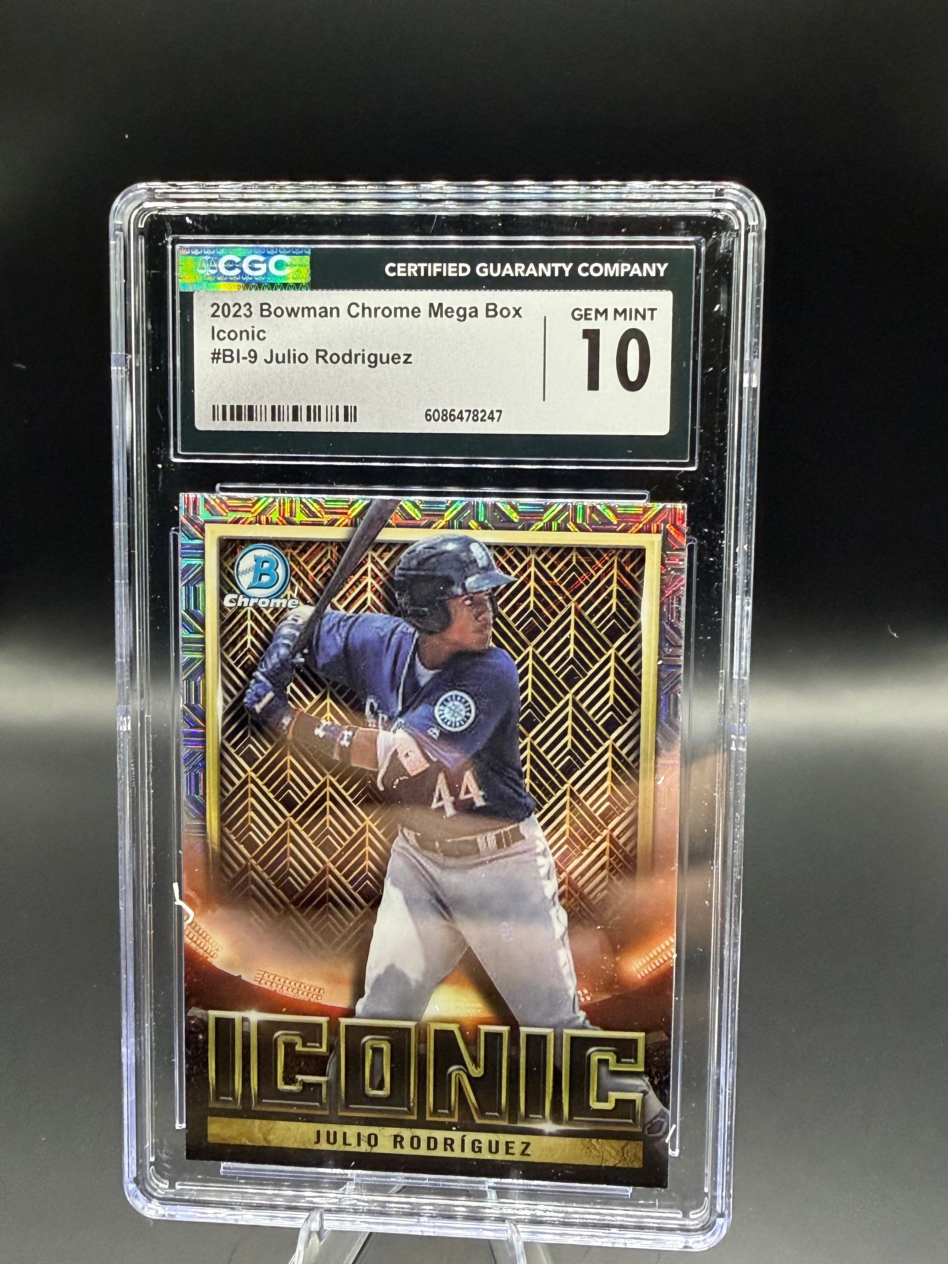 2023 Bowman Chrome Mega Box Iconic #BI-9 Julio Rodriguez