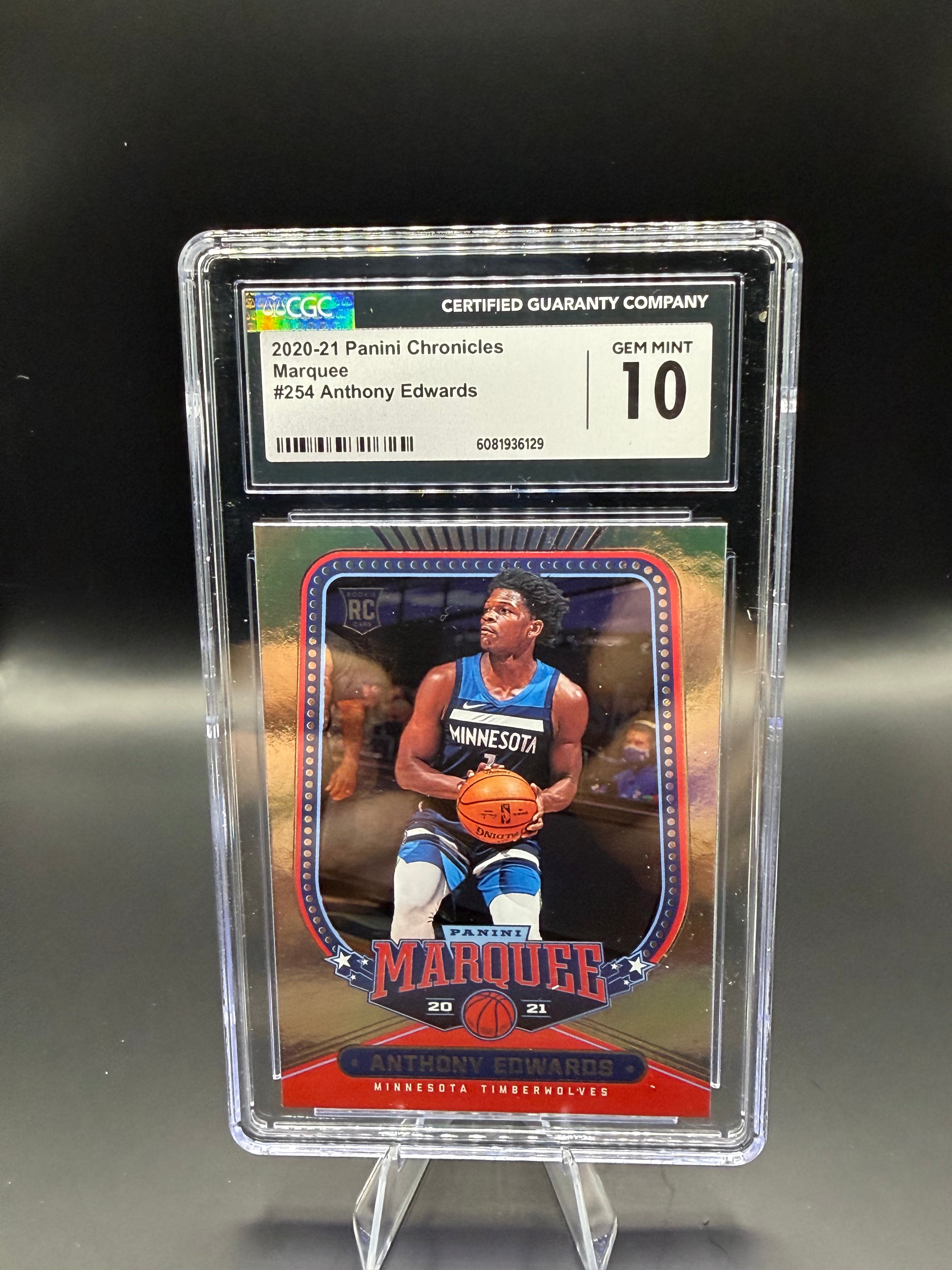 2020-21 Panini Chronicles  Marquee #254 Anthony Edwards RC