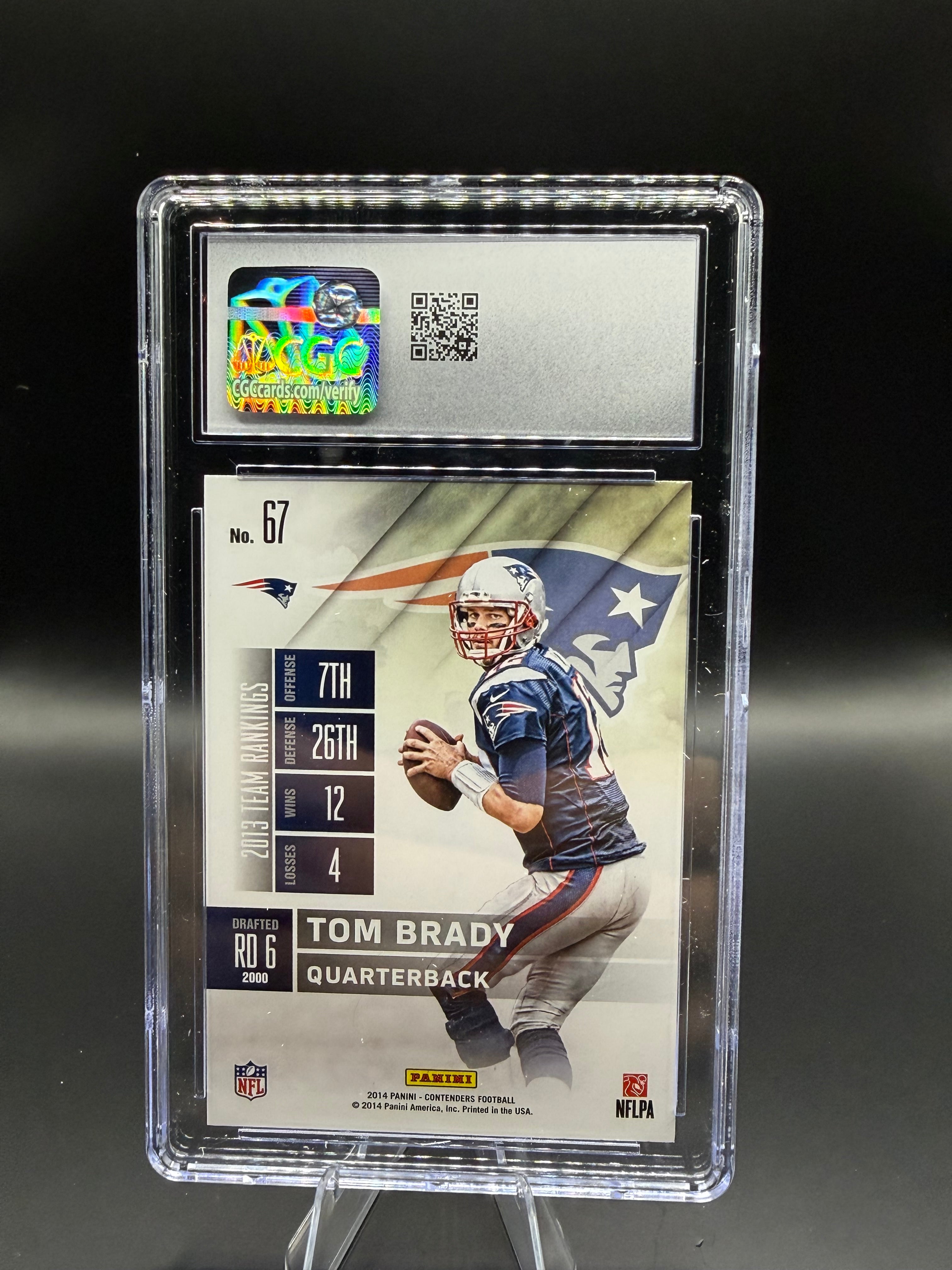 2014 Panini Contenders #67 Tom Brady
