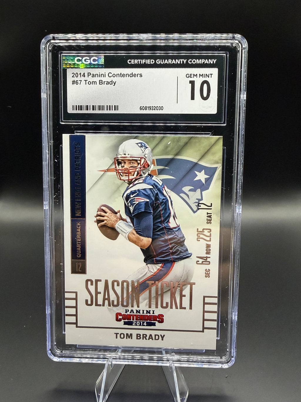 2014 Panini Contenders #67 Tom Brady
