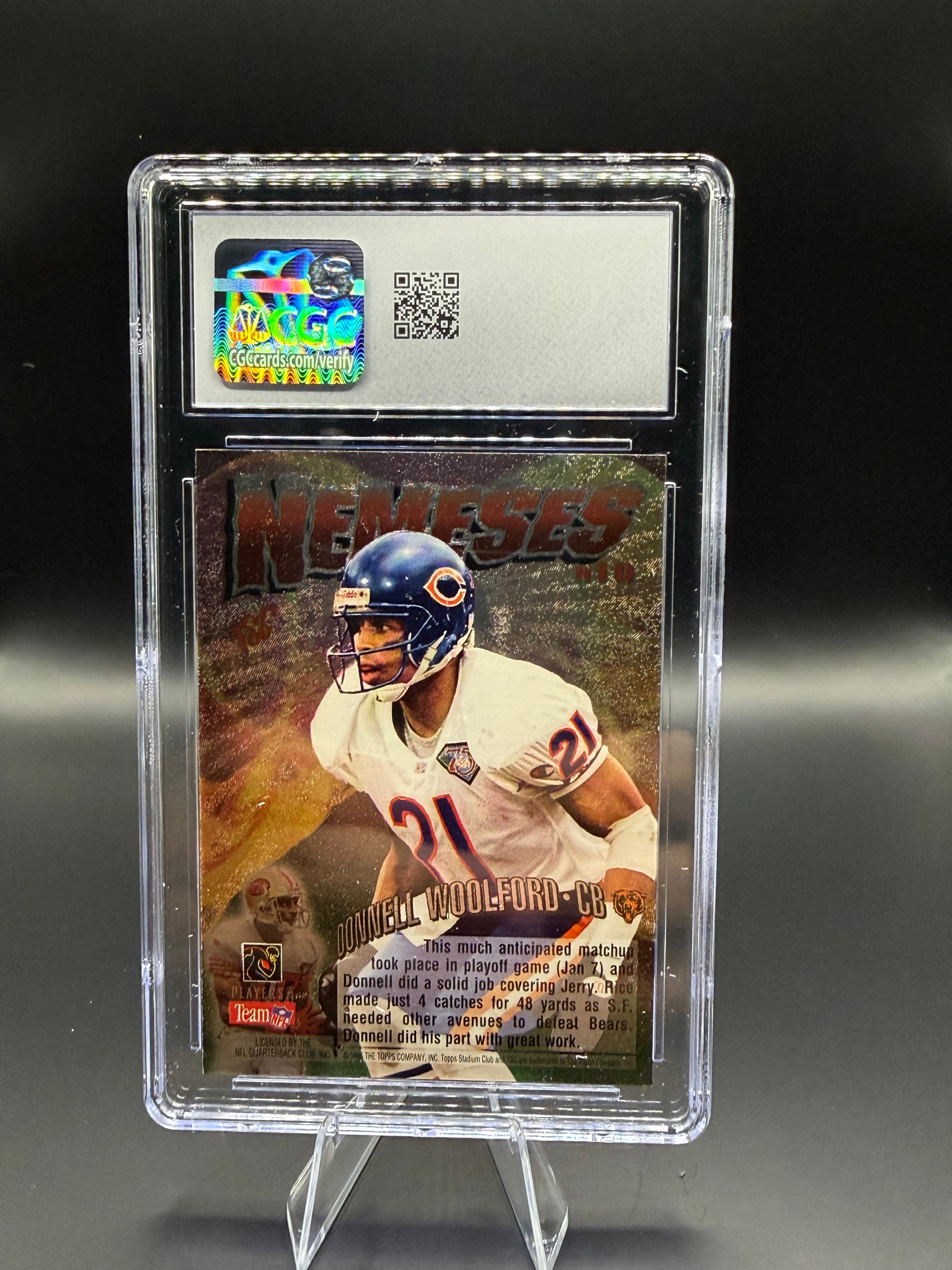 1995 Stadium Club Nemeses #N10 Jerry Rice/Donnell Woolford