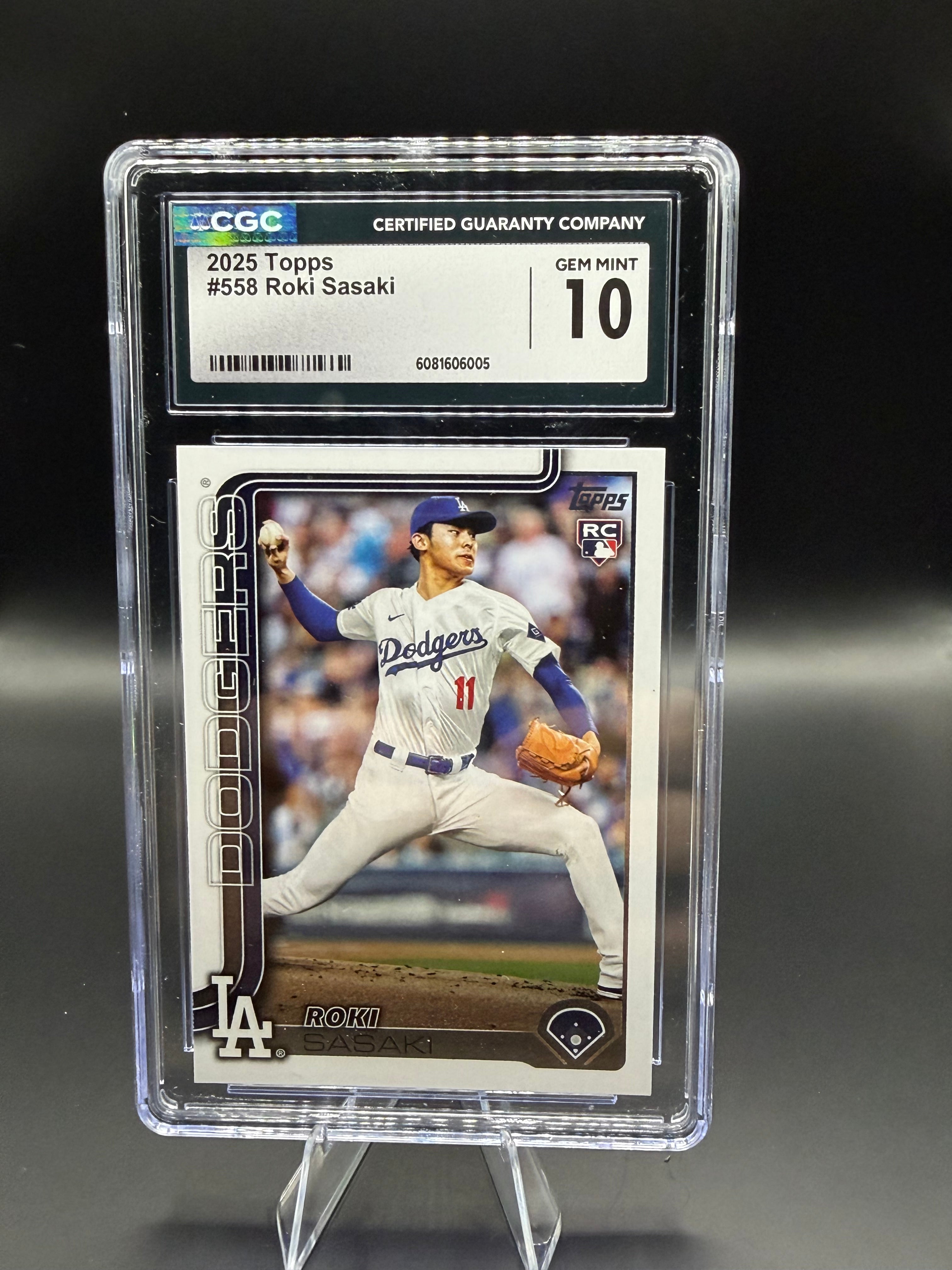 2025 Topps #558 Roki Sasaki RC