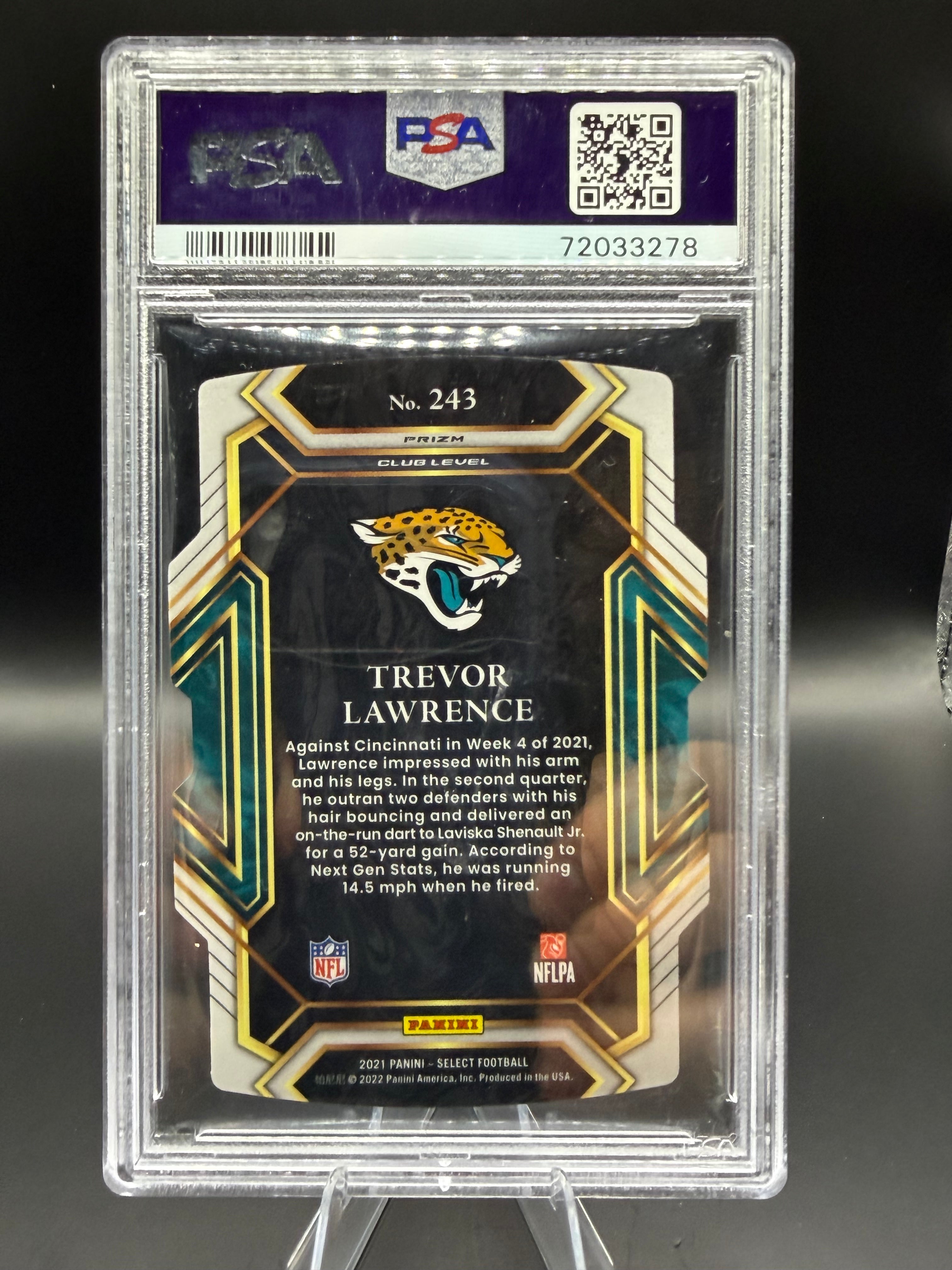 2021 Select Trevor Lawrence D/C Silver Prizm RC