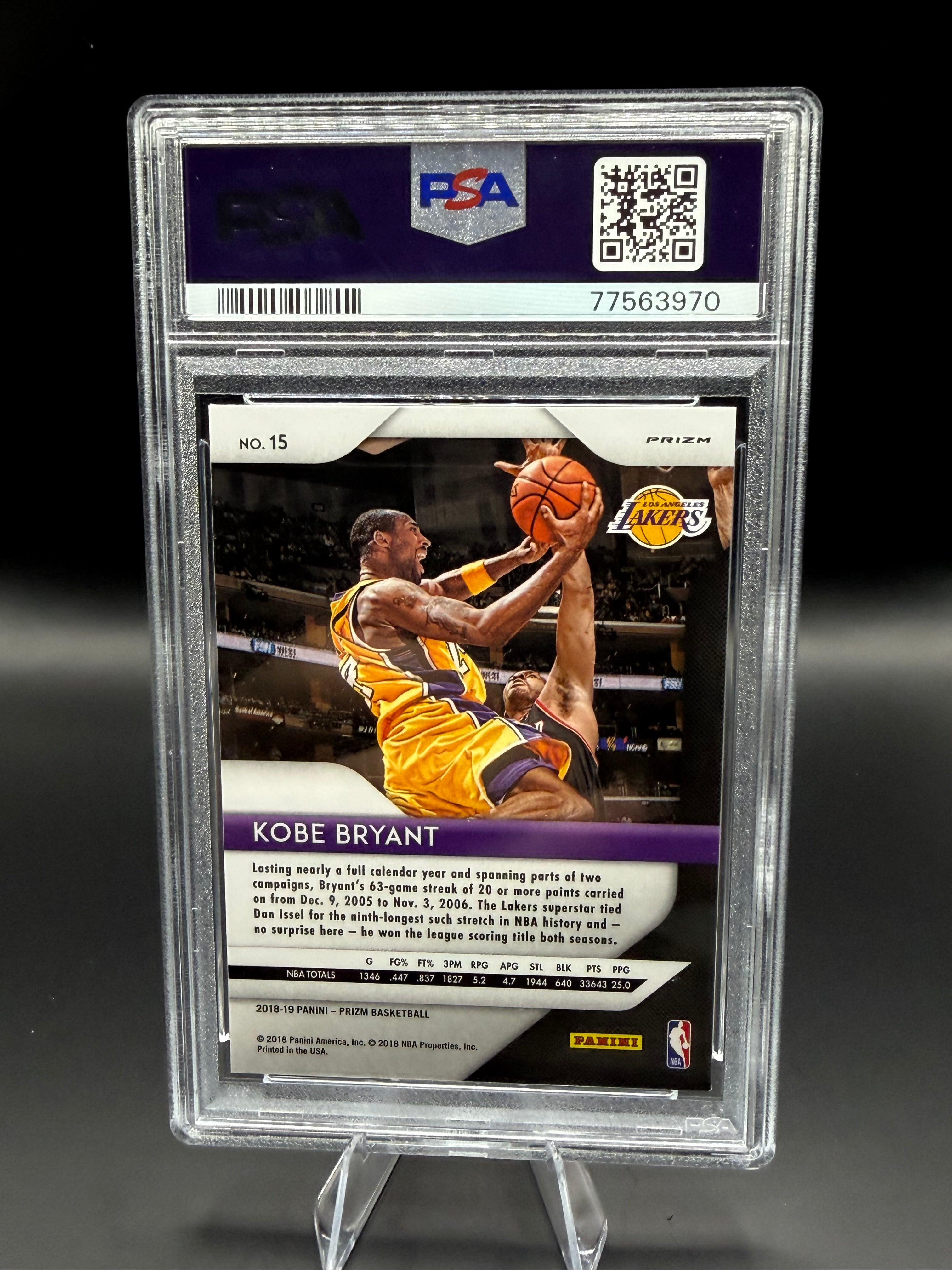 2018 Panini Prizm Kobe Bryant Red/White/Blue Prizm