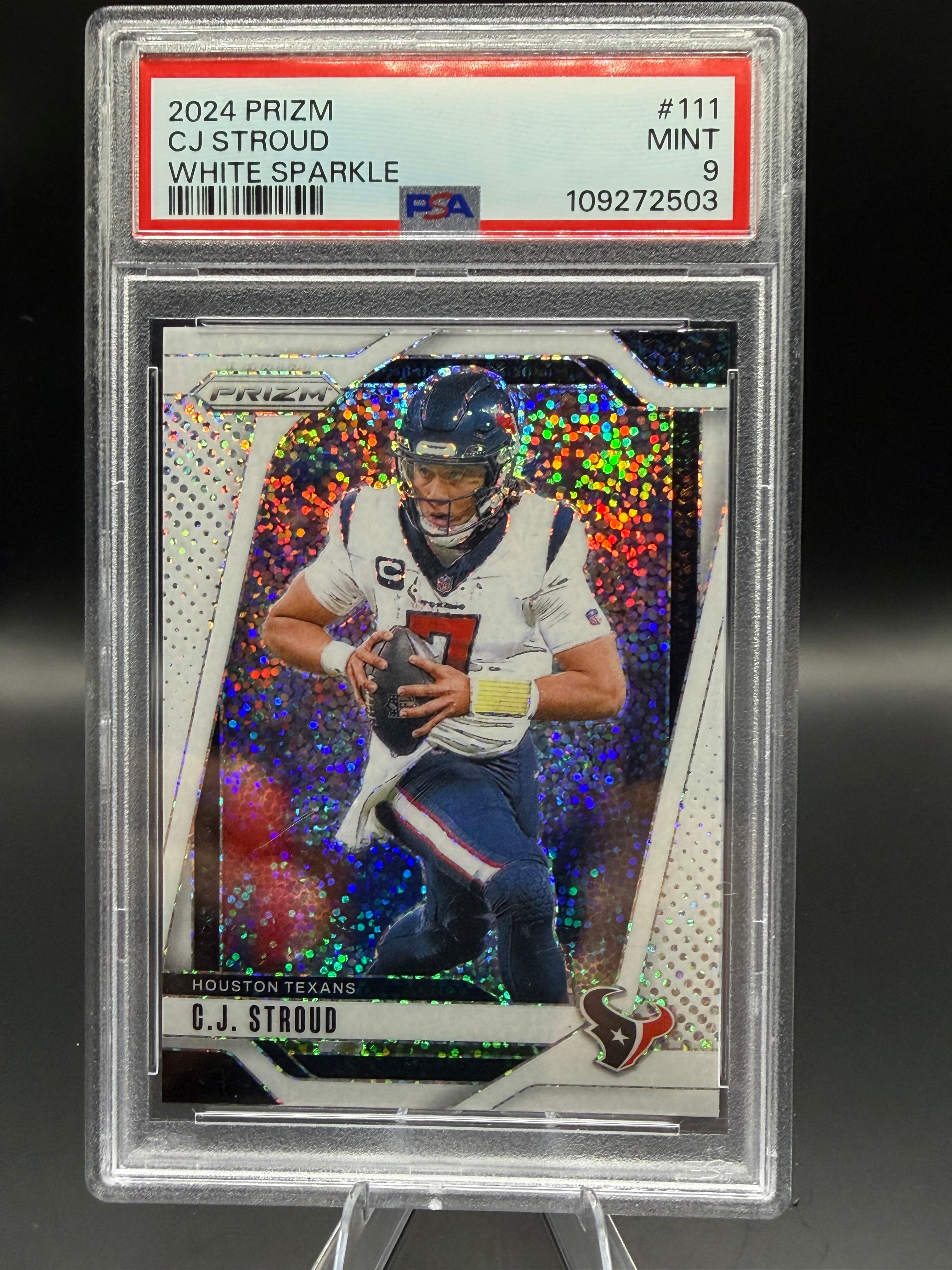 2024 Prizm CJ Stroud White Sparkle
