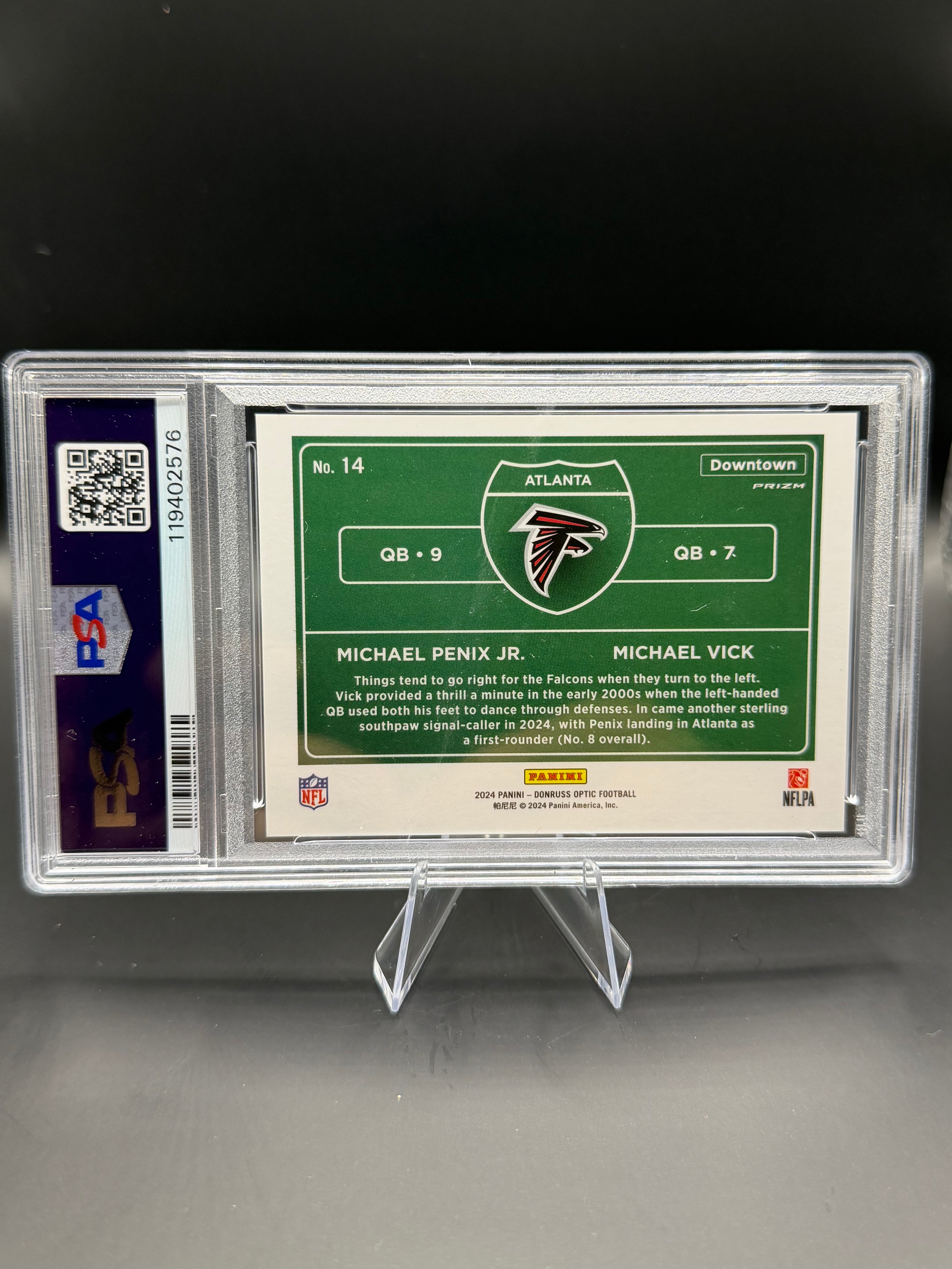 2024 Donruss Optic PenixJr/Vick Downtown Duos RC