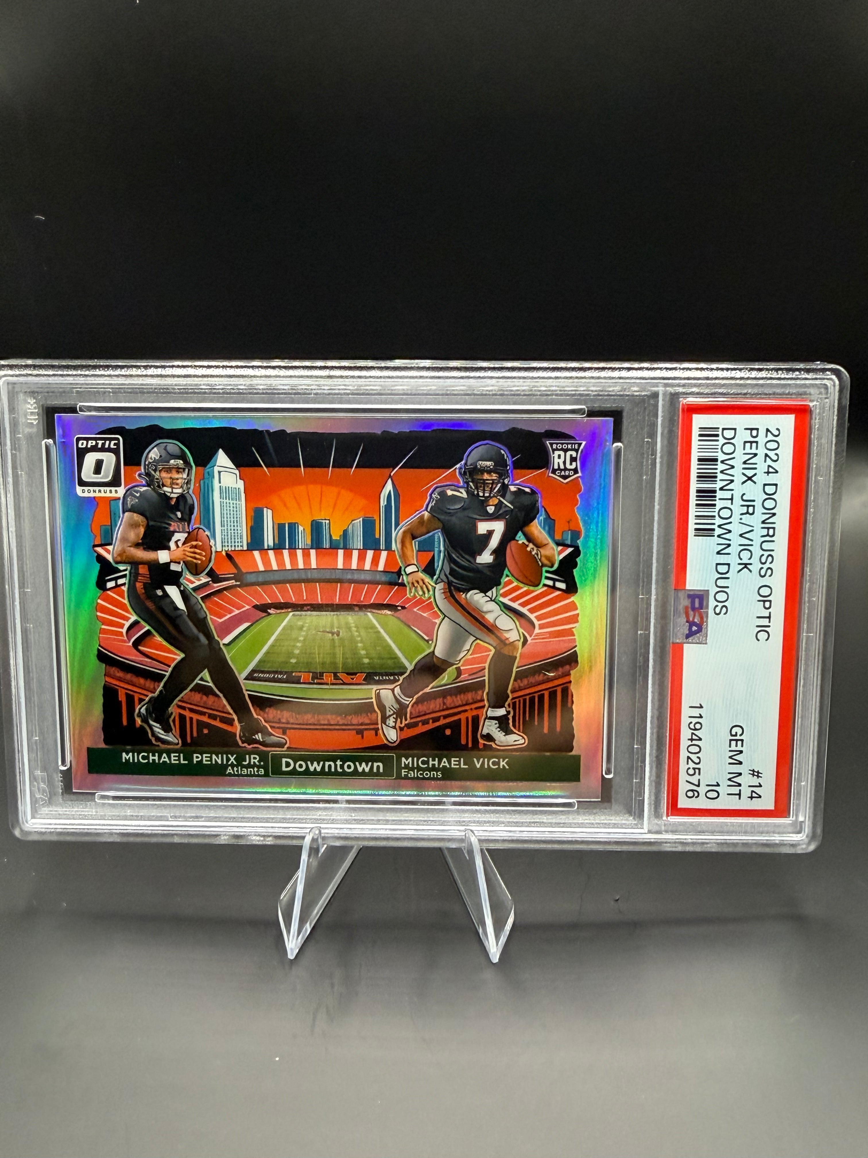 2024 Donruss Optic PenixJr/Vick Downtown Duos RC