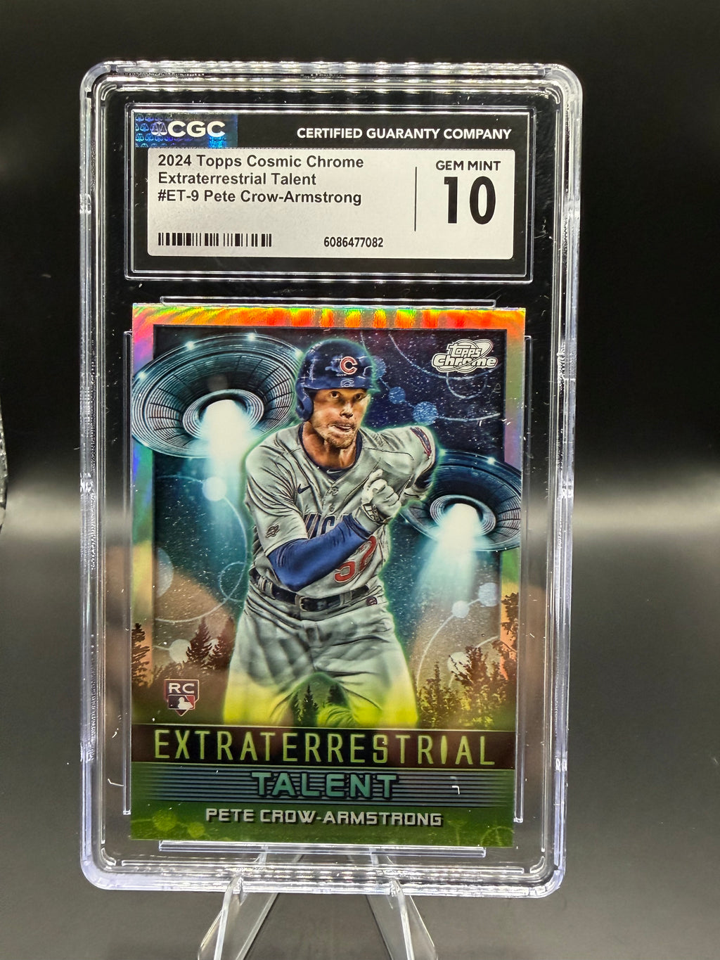 2024 Topps Cosmic Chrome Extraterrestrial Talent #ET-9 Pete Crow-Armstrong RC