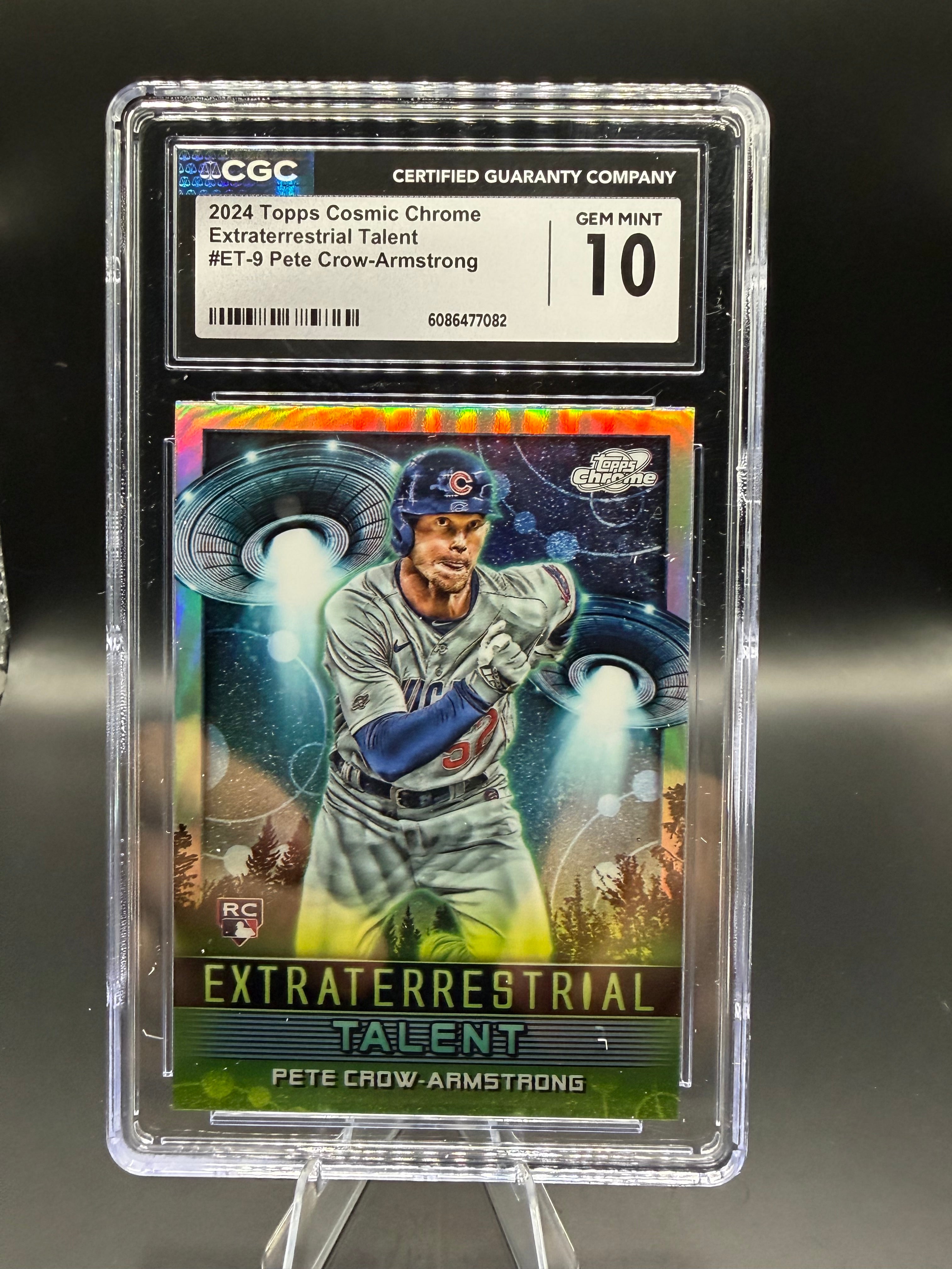 2024 Topps Cosmic Chrome Extraterrestrial Talent #ET-9 Pete Crow-Armstrong RC