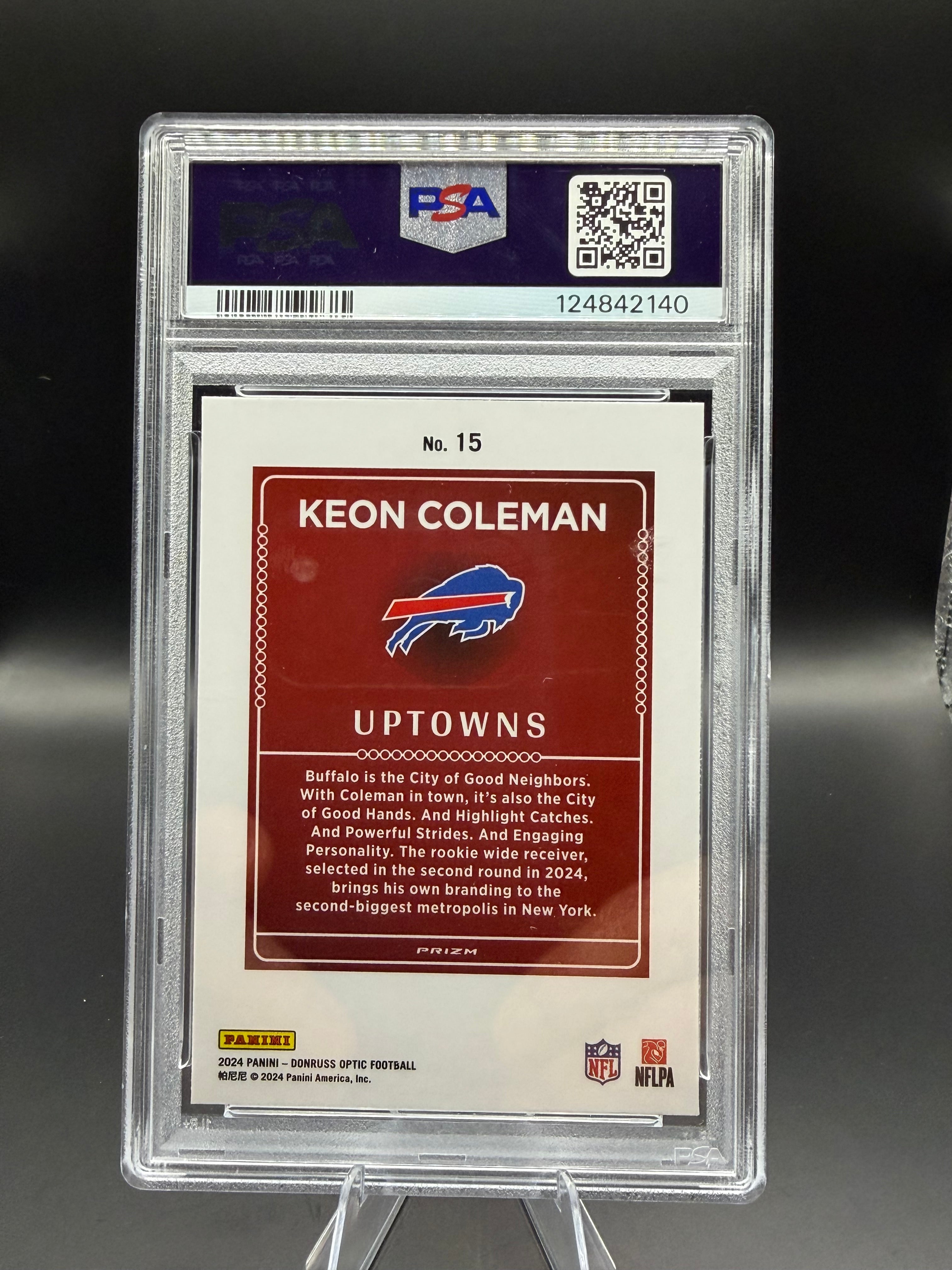 2024 Donruss Optic Keon Coleman Uptowns