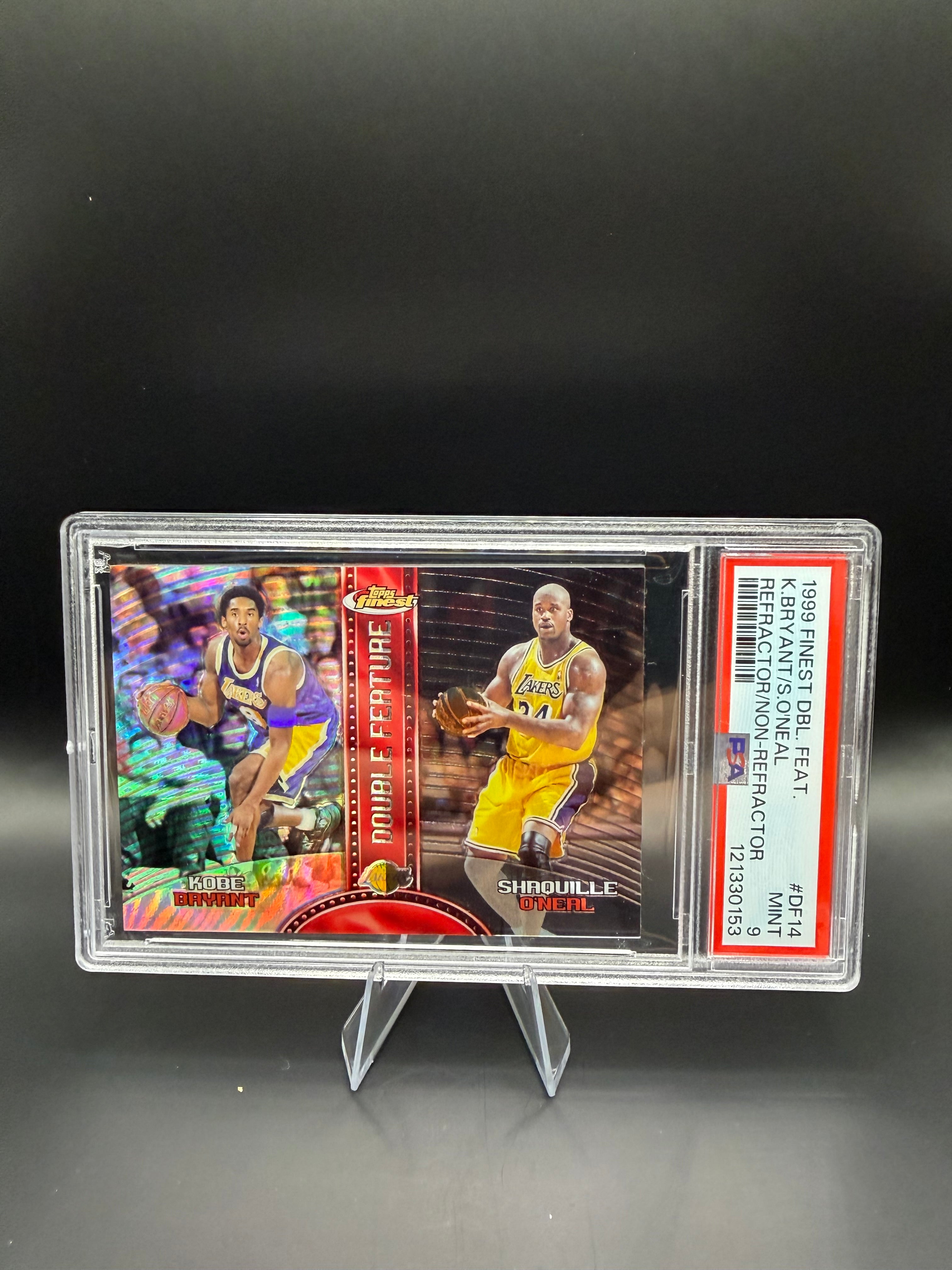 1999 Finest DBL. Feat. K. Bryant/ S. O'Neal Refractor/Non-Ref
