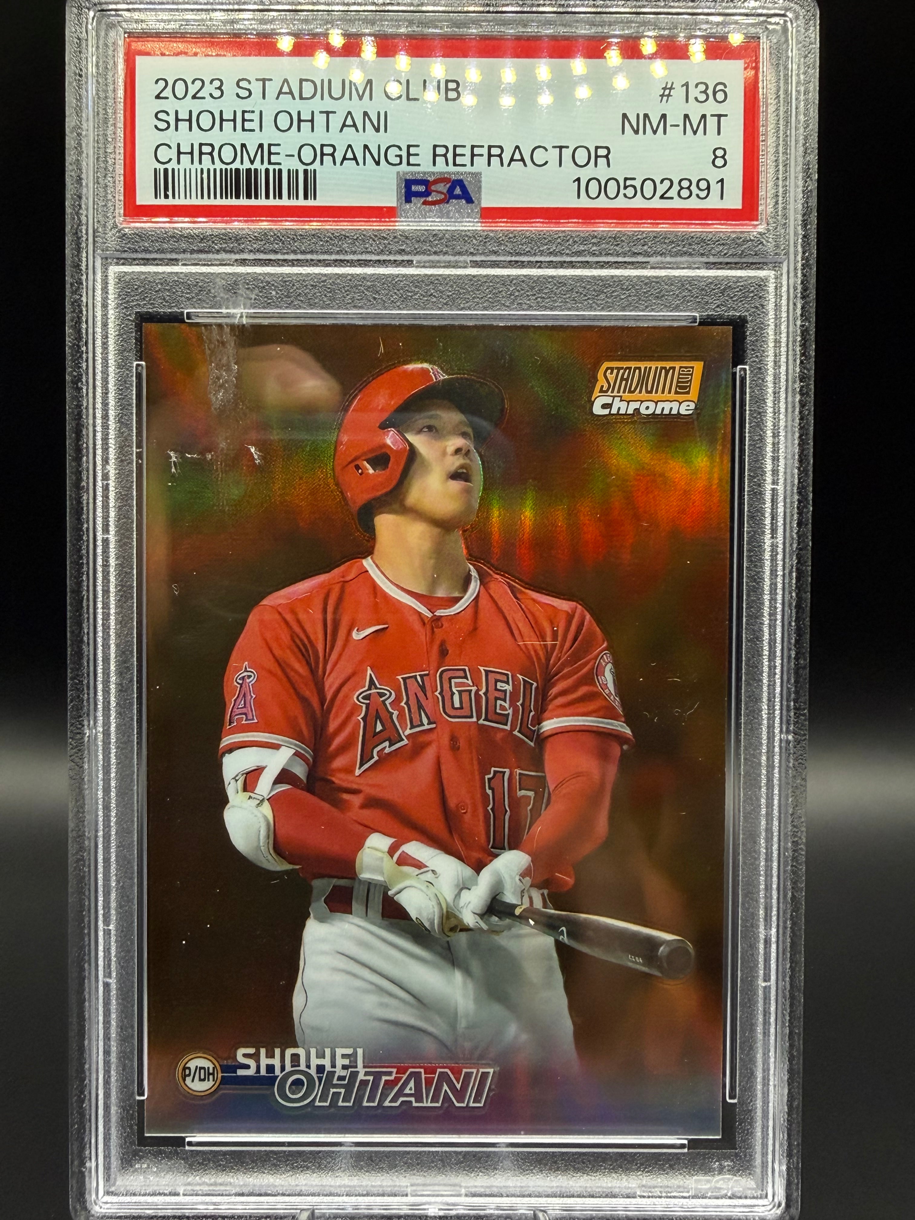 2023 Stadium Club Shohei Ohtani Chrome-Orange Refractor /99