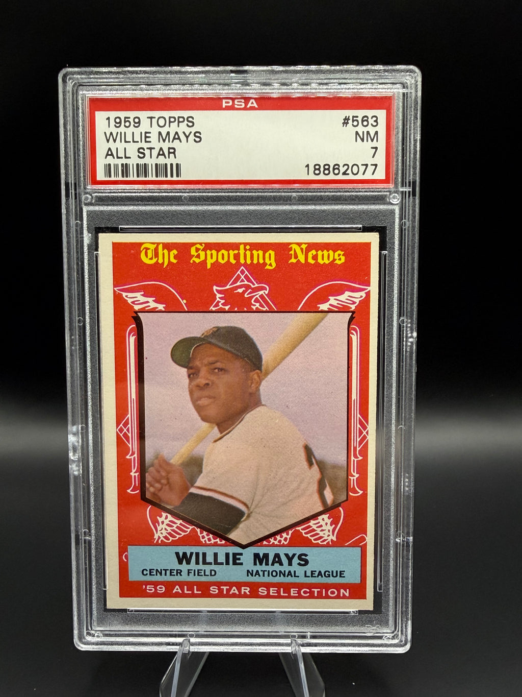 1959 Topps Willie Mays All Star