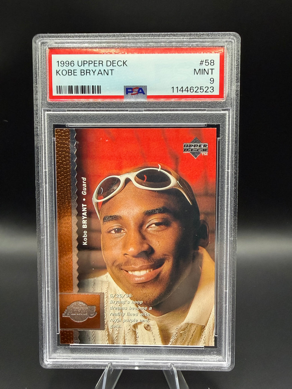 1996 Upper Deck Kobe Bryant RC