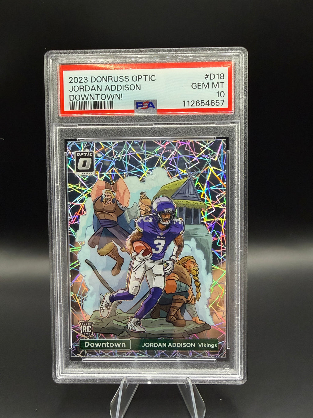 2023 Donruss Optic Jordan Addison Downtown