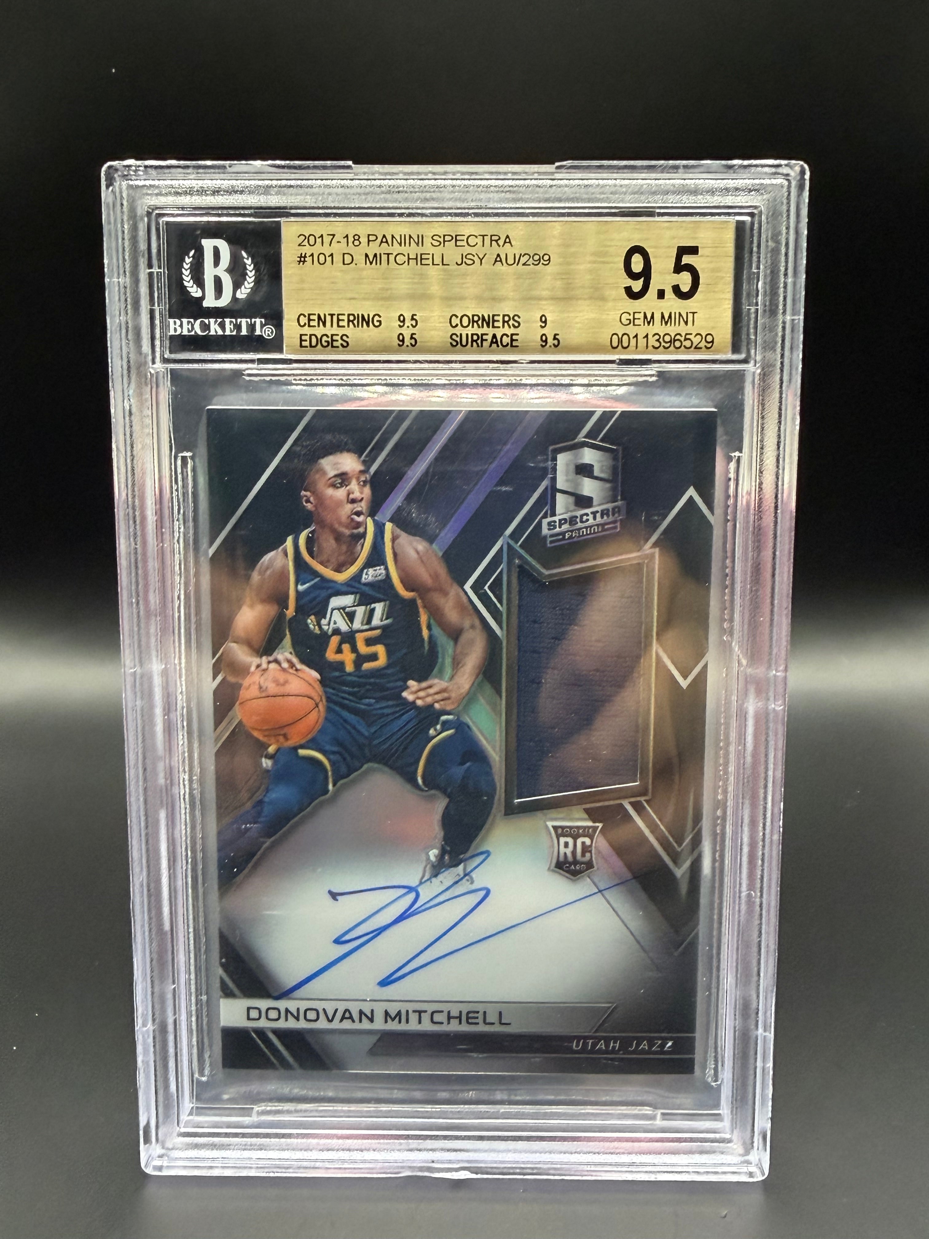 2017-18 Panini Spectra Donovan Mitchell Auto /299
