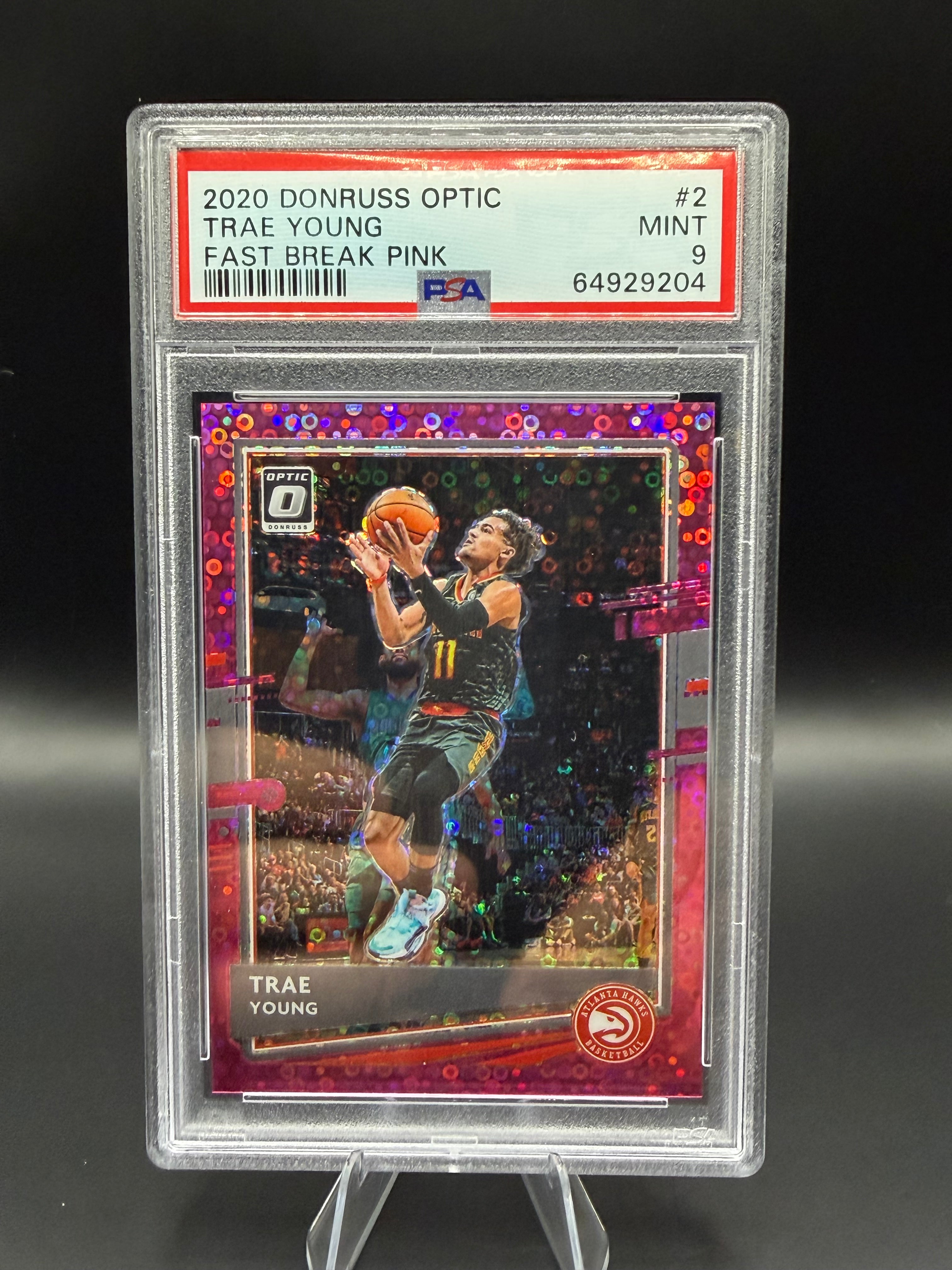 2020 Donruss Optic Trae Young Fast Break Pink /20