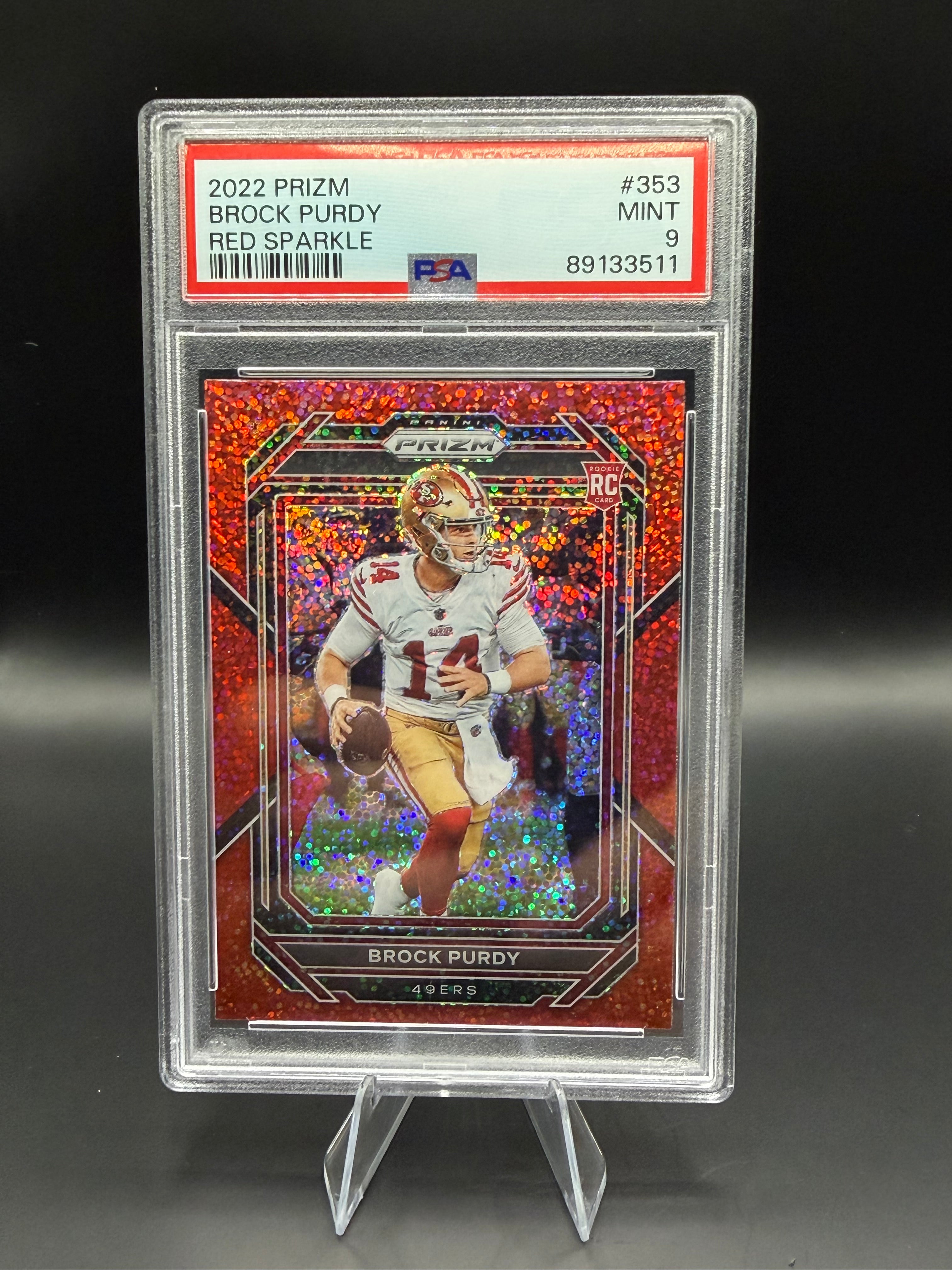 2022 Prizm Brock Purdy Red Sparkle
