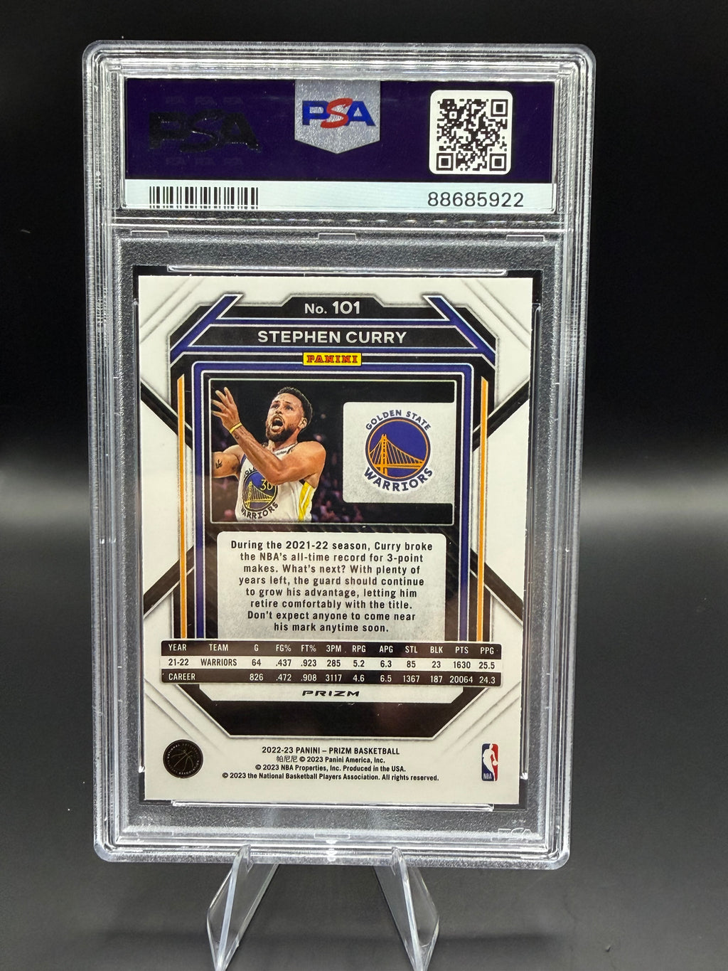2022 Prizm Stephen Curry Silver Prizm