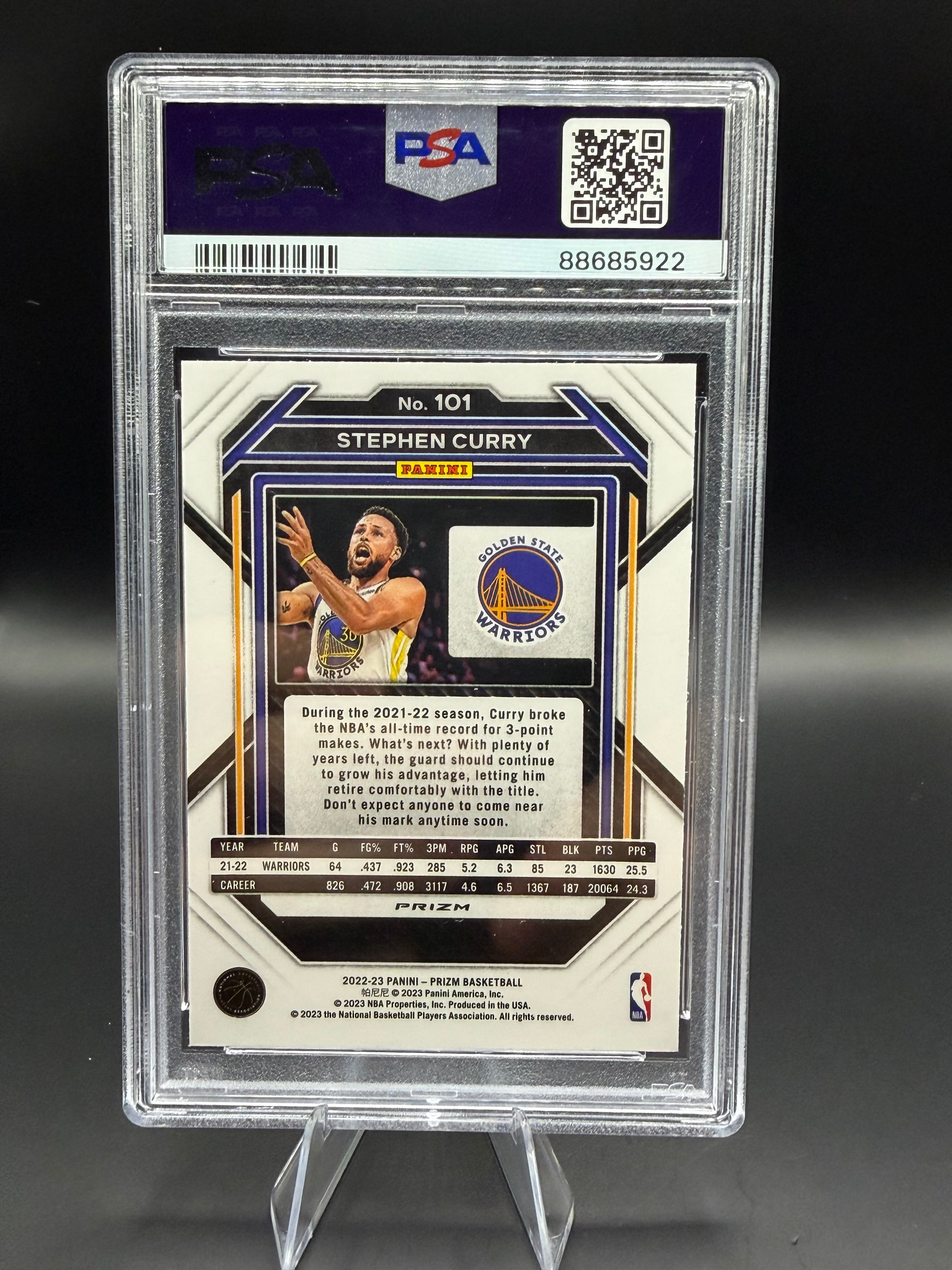 2022 Prizm Stephen Curry Silver Prizm