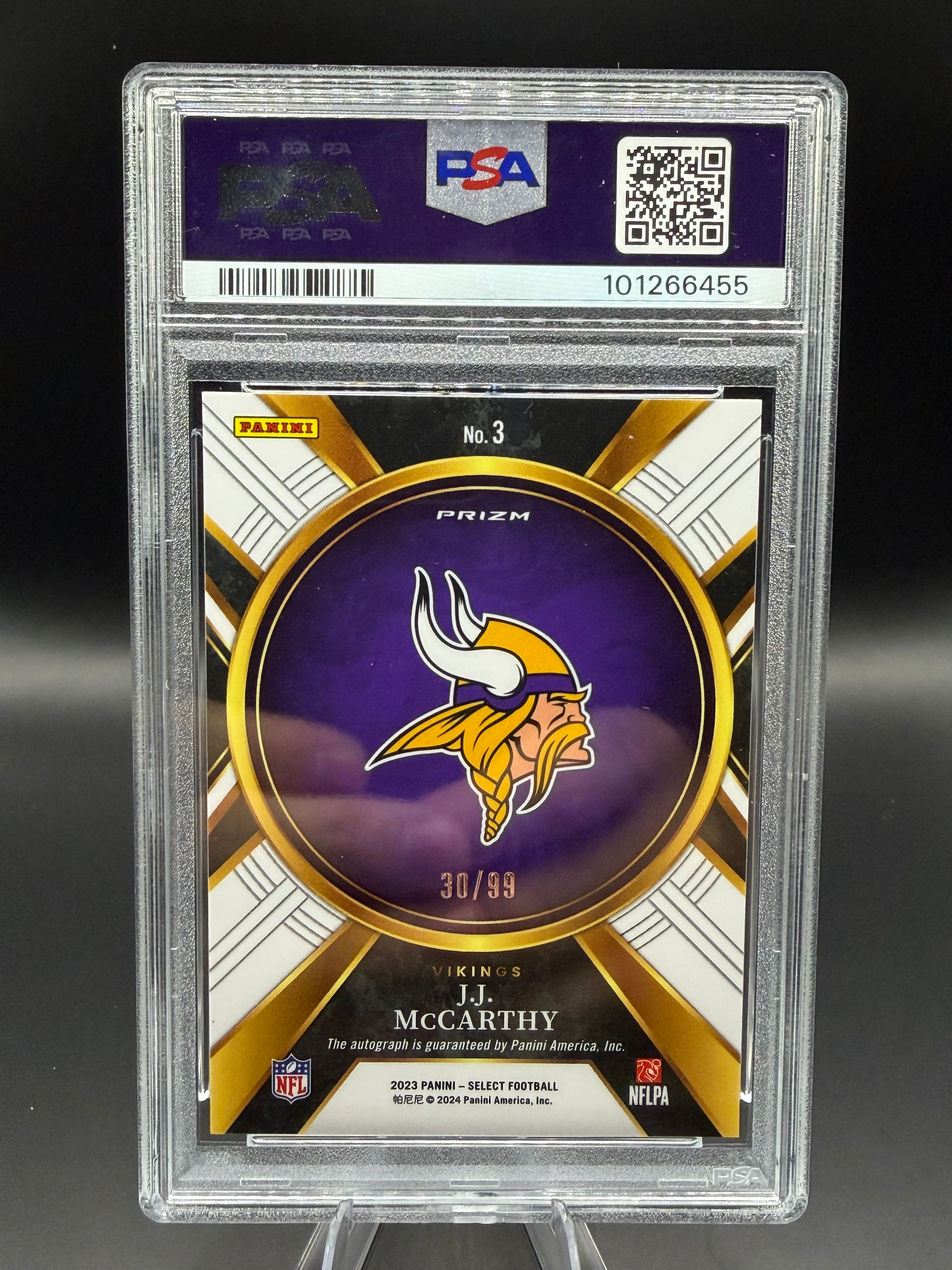 2023 Select JJ McCarthy '24 XRC Mystery Auto /99