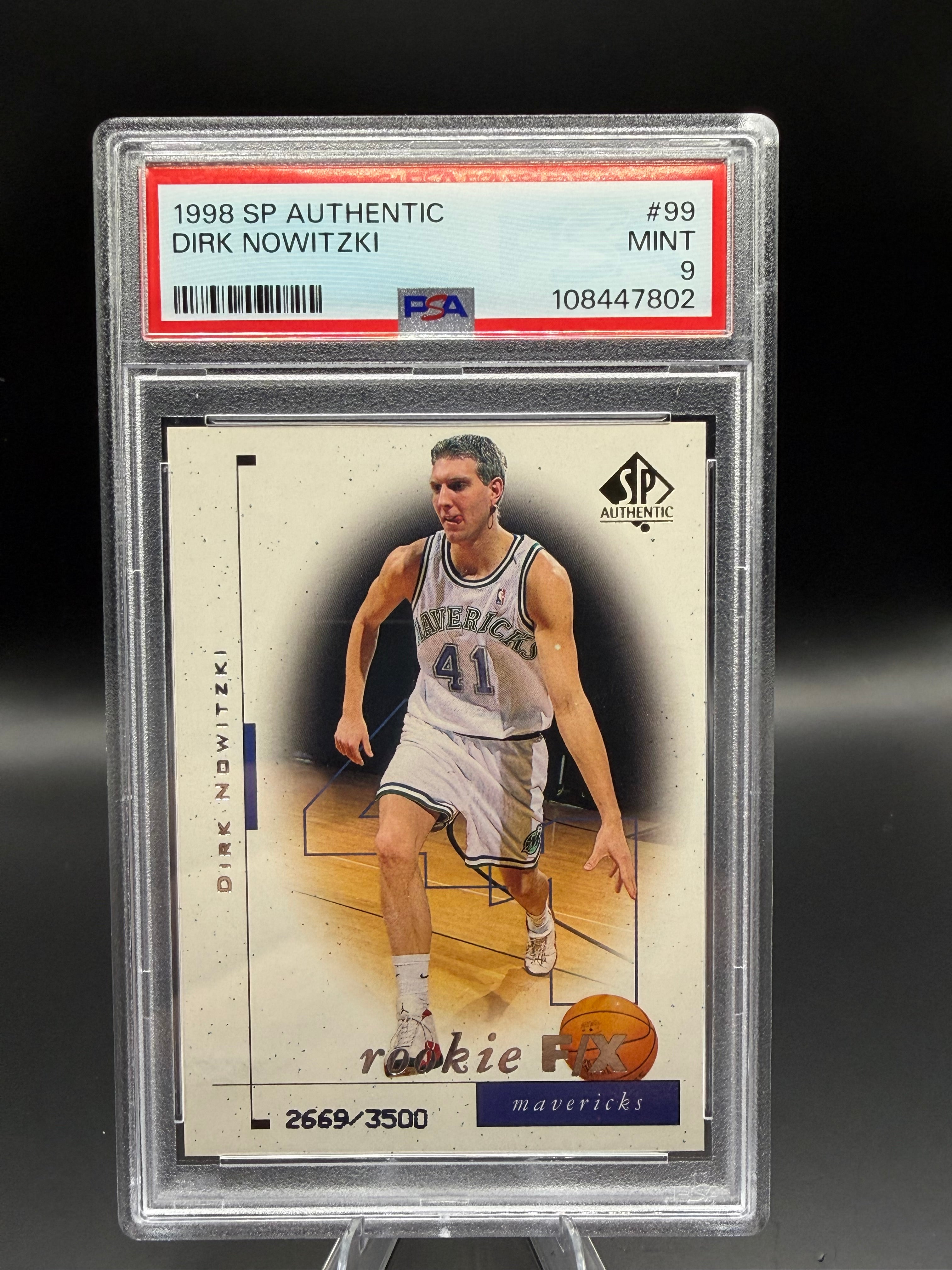 1998 SP Authentic Dirk Nowitzki #99