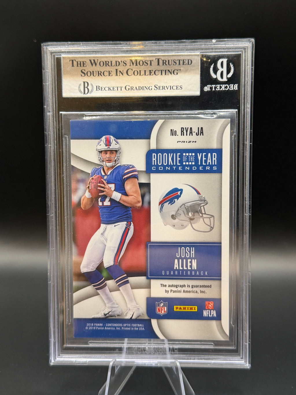 2018 Panini Contenders Optic ROY Contenders Autographs #5 Josh Allen