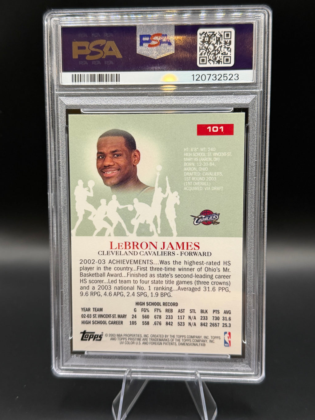 2003 Topps Pristine LeBron James RC
