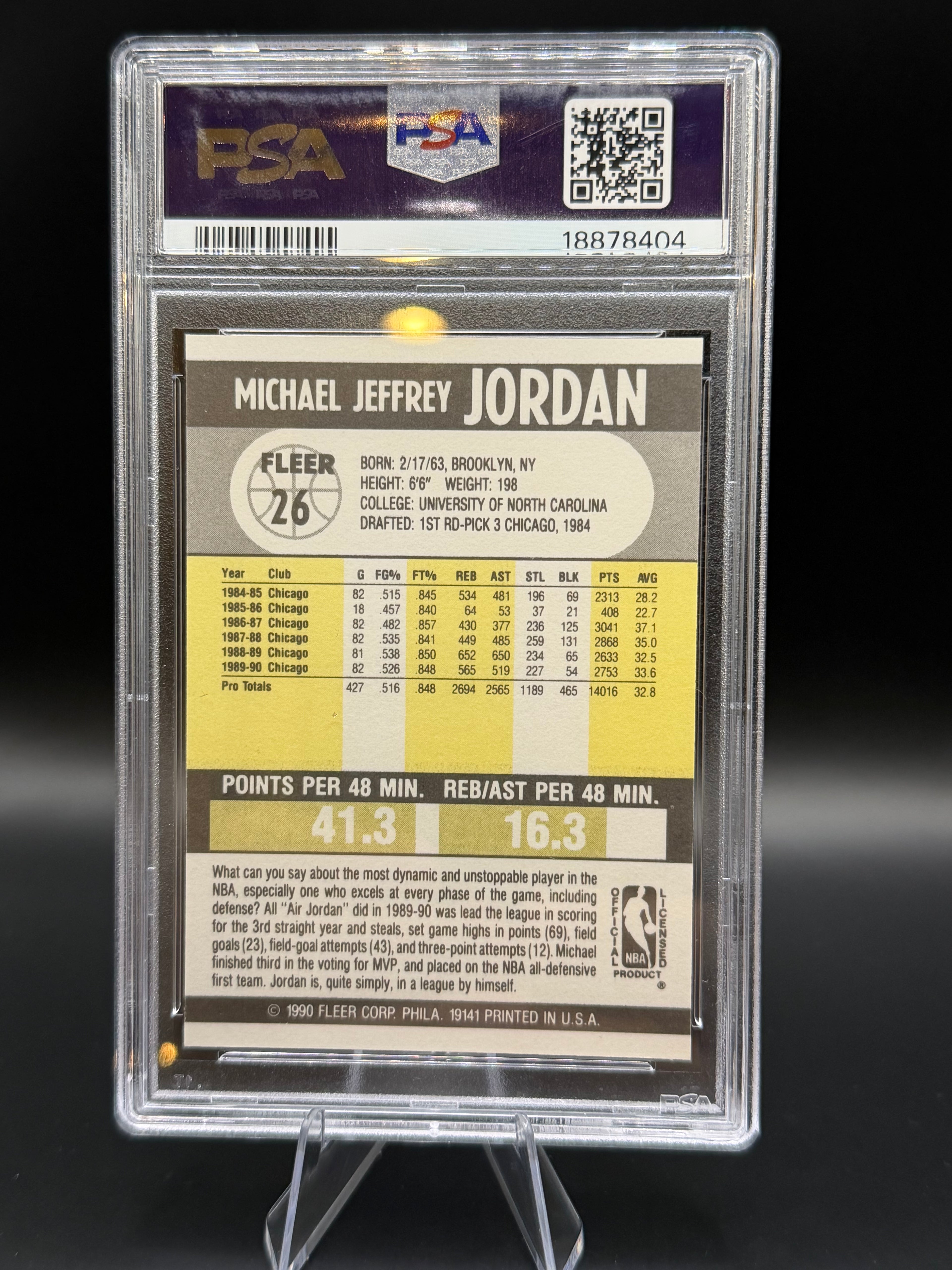 1990 Fleer Michael Jordan