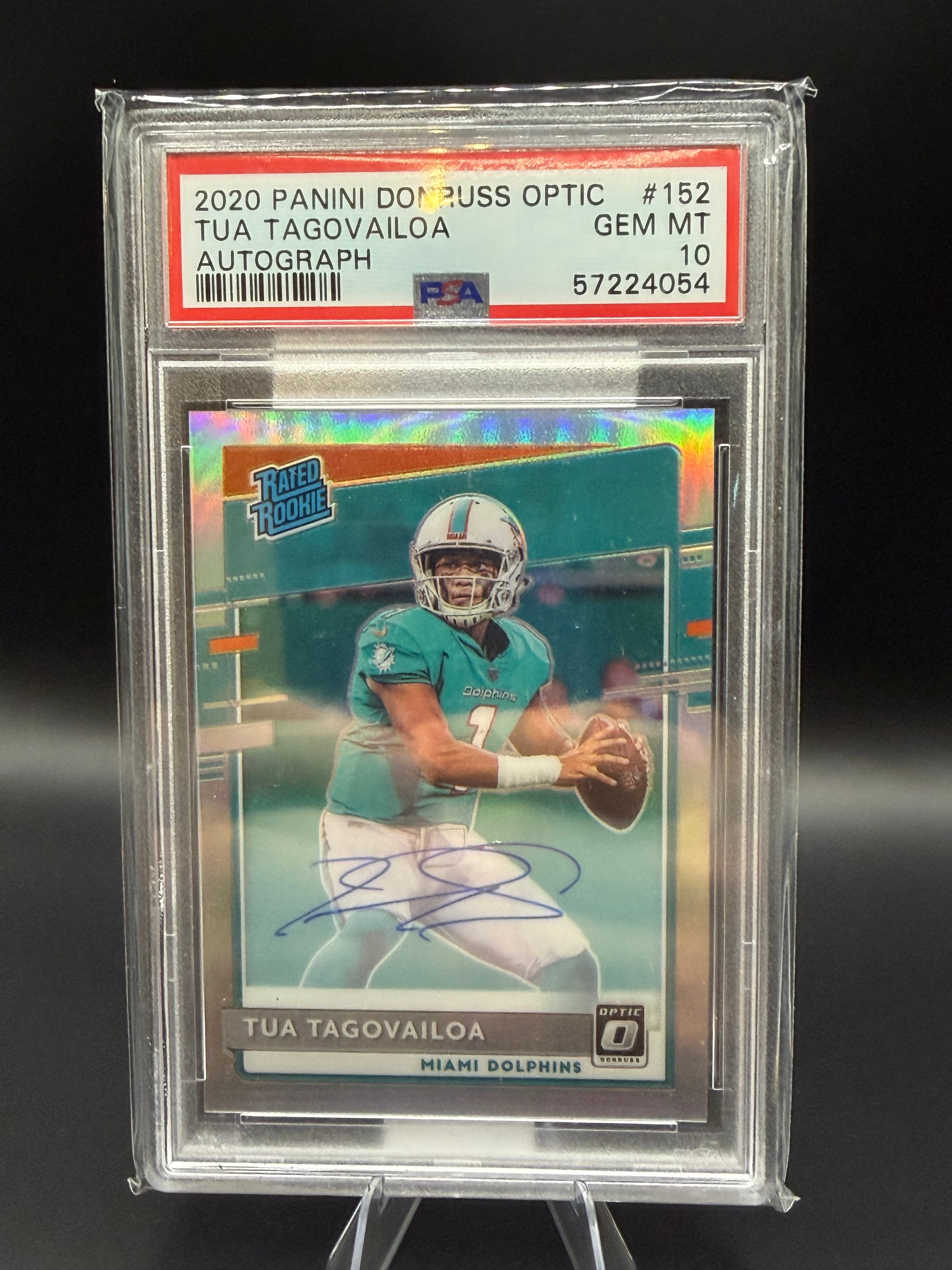 2020 Panini Donruss Optic Tua Tagovailoa Autograph /99