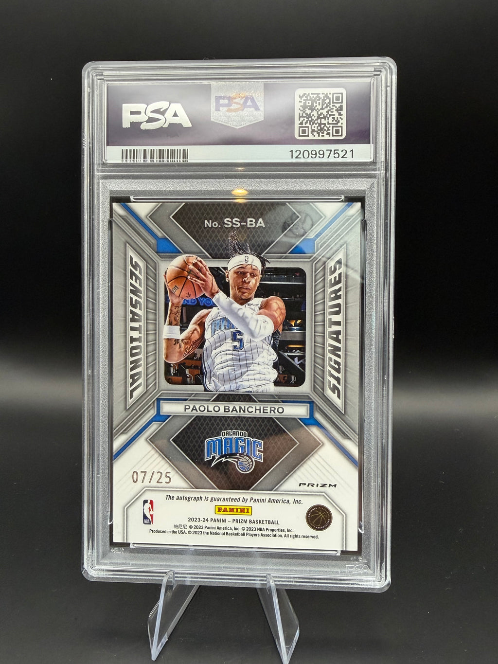 2023 Prizm Paolo Banchero Sensational Signature-Mojo