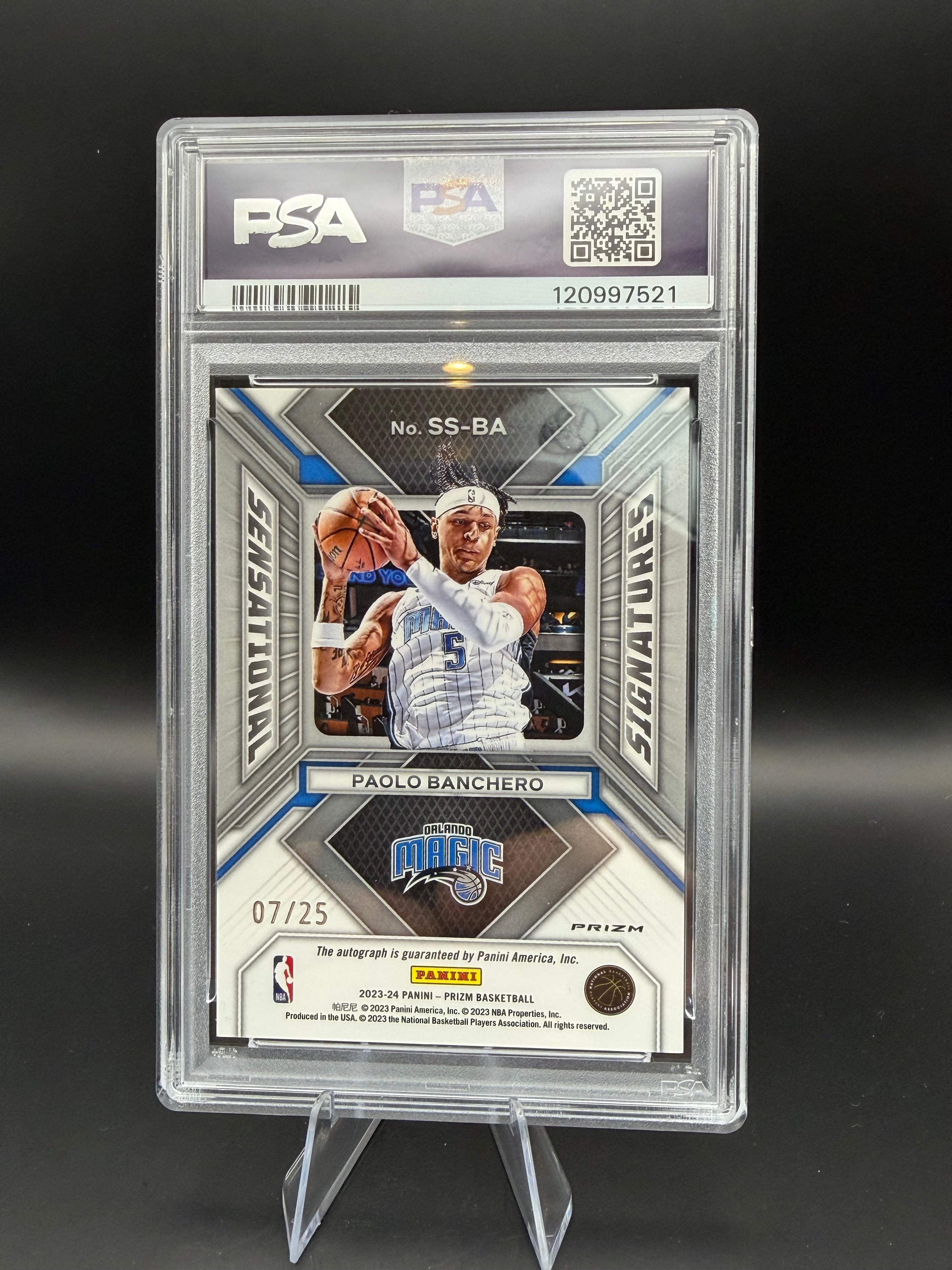 2023 Prizm Paolo Banchero Sensational Signature-Mojo
