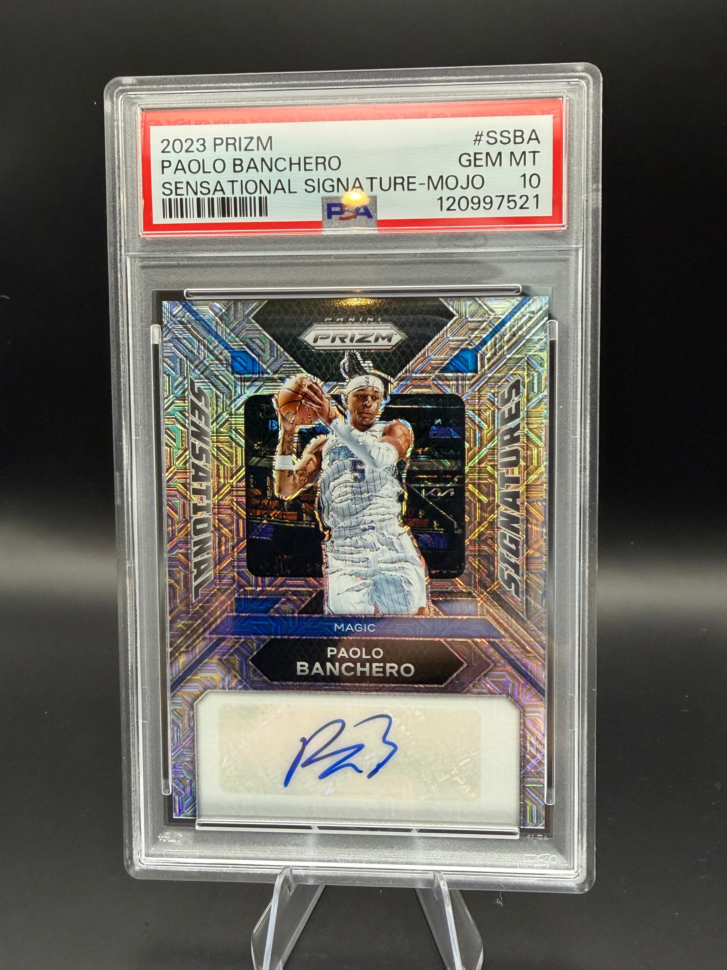 2023 Prizm Paolo Banchero Sensational Signature-Mojo