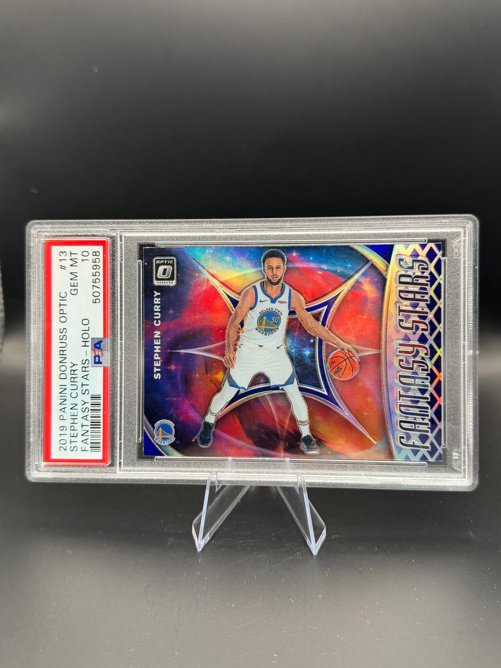 2019 Panini Donruss Optic Stephen Curry Fantasy Stars-Holo
