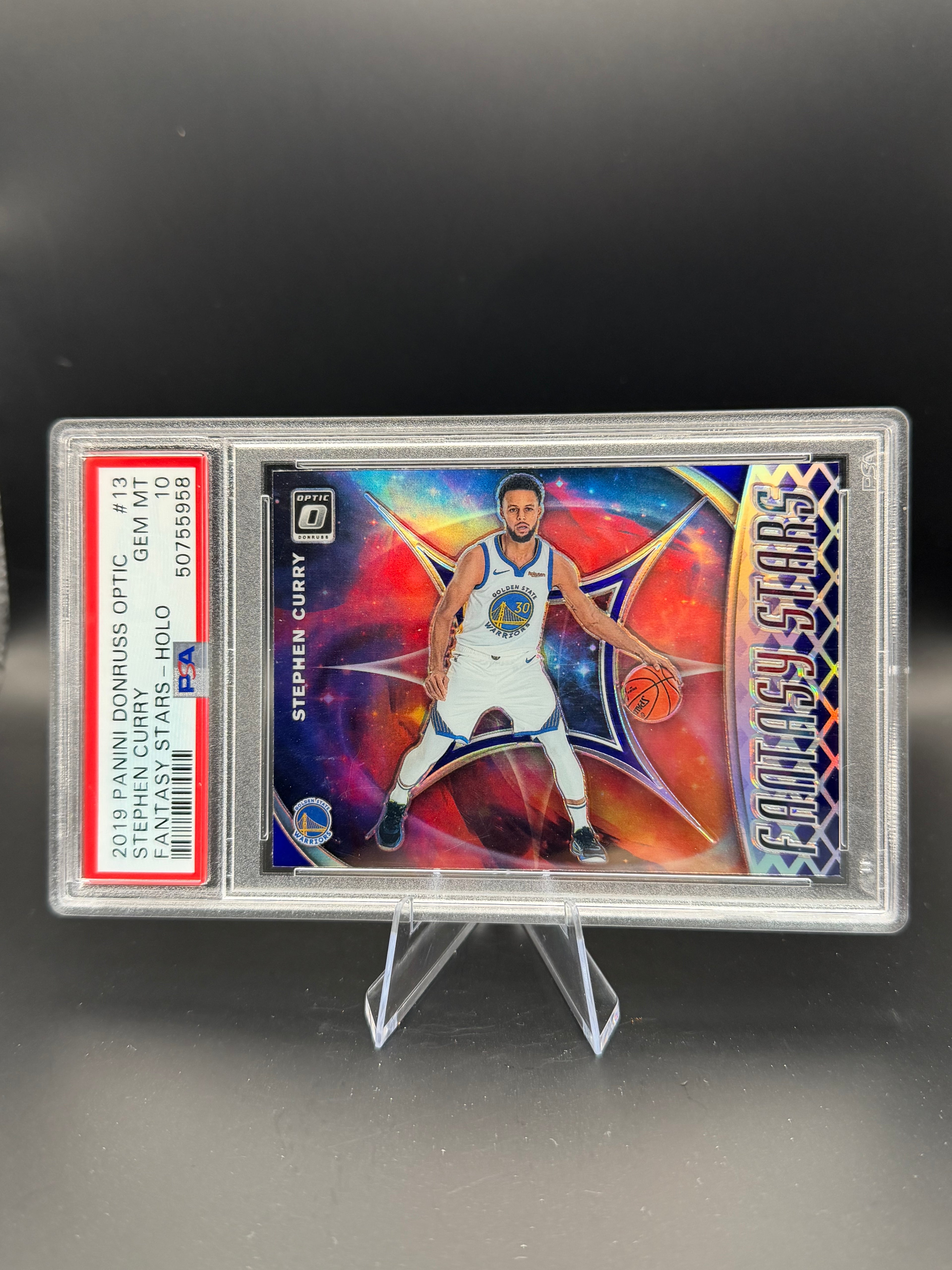 2019 Panini Donruss Optic Stephen Curry Fantasy Stars-Holo