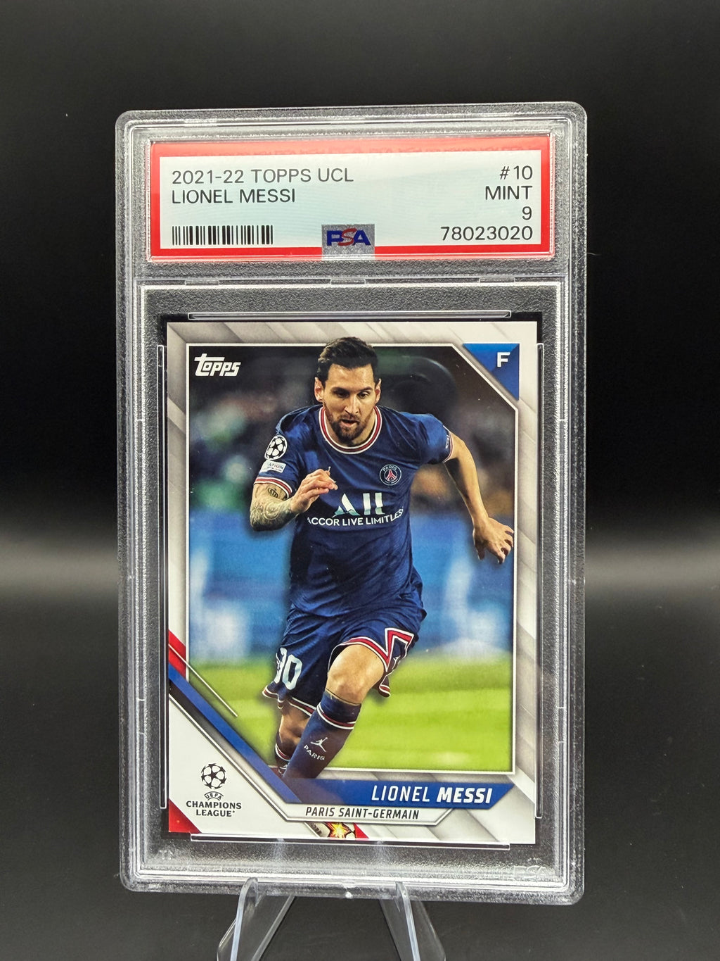 2021-22 Topps UCL Lionel Messi