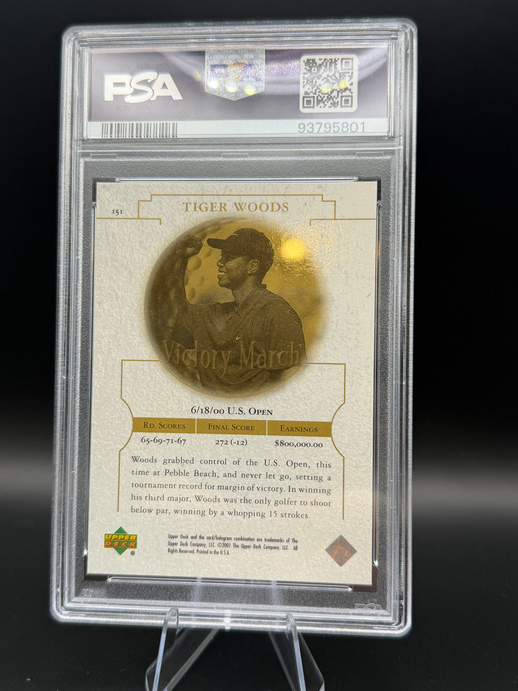 2001 Upper Deck Golf Tiger Woods