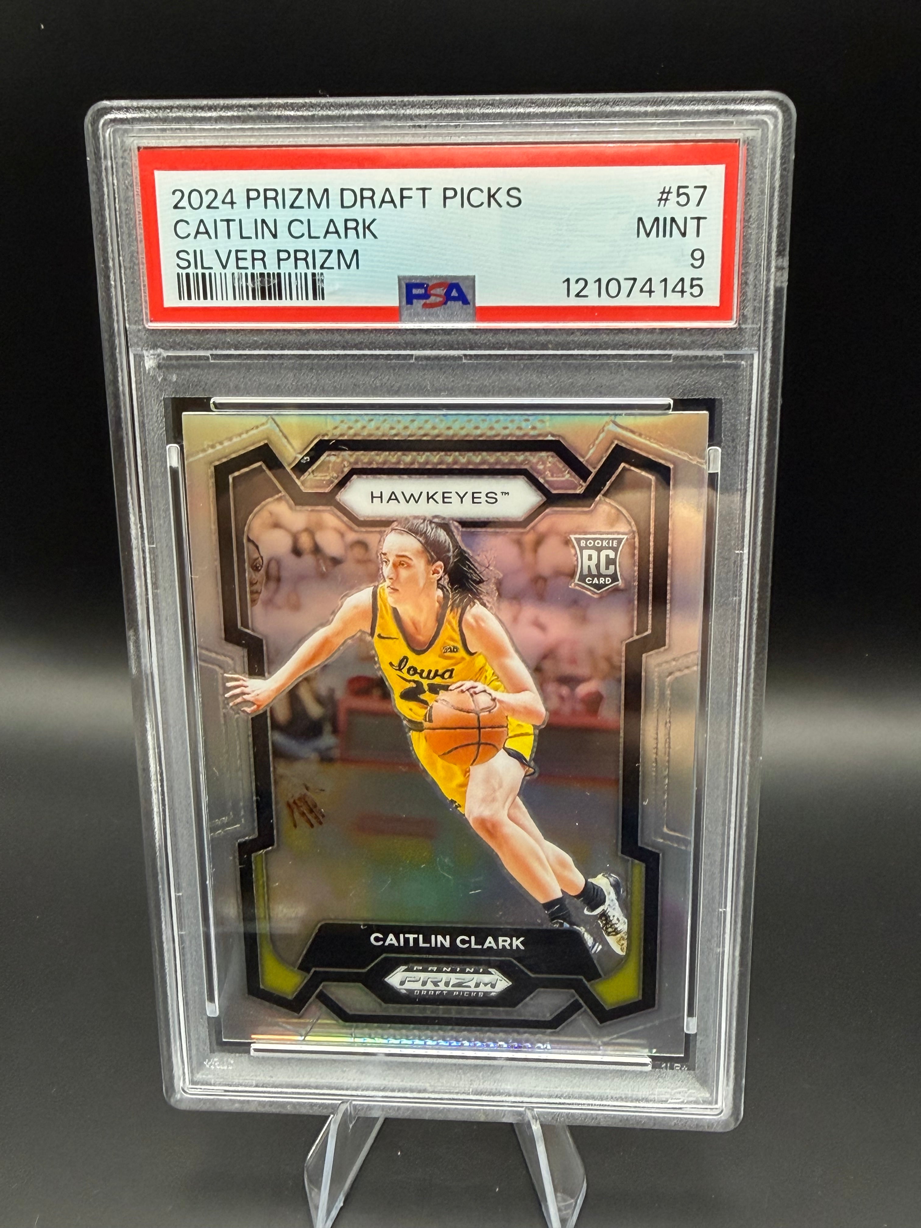 2024 Prizm Draft Picks Caitlin Clark Silver Prizm RC